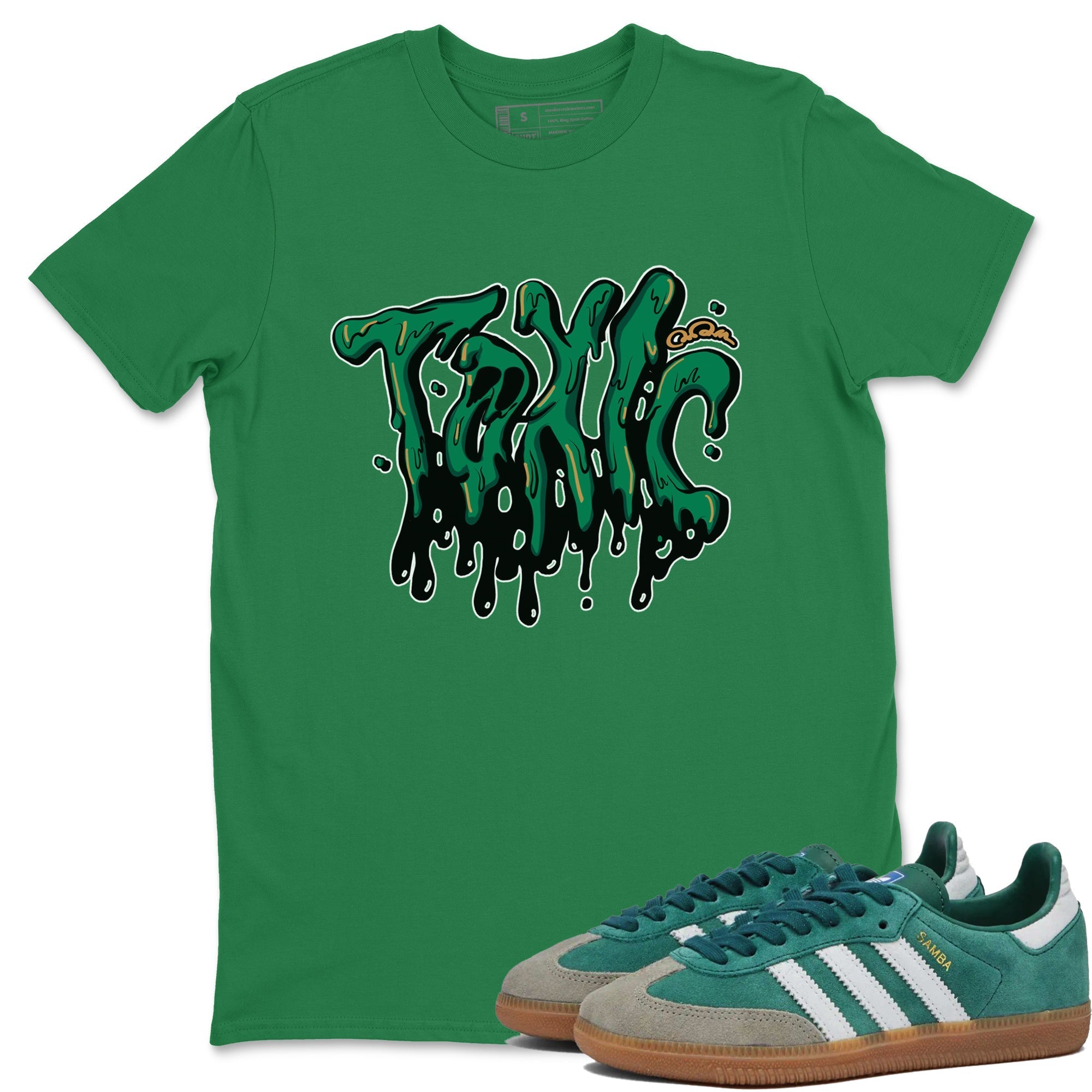 Toxic snkmatch Tee - Samba Collegiate Green Gum