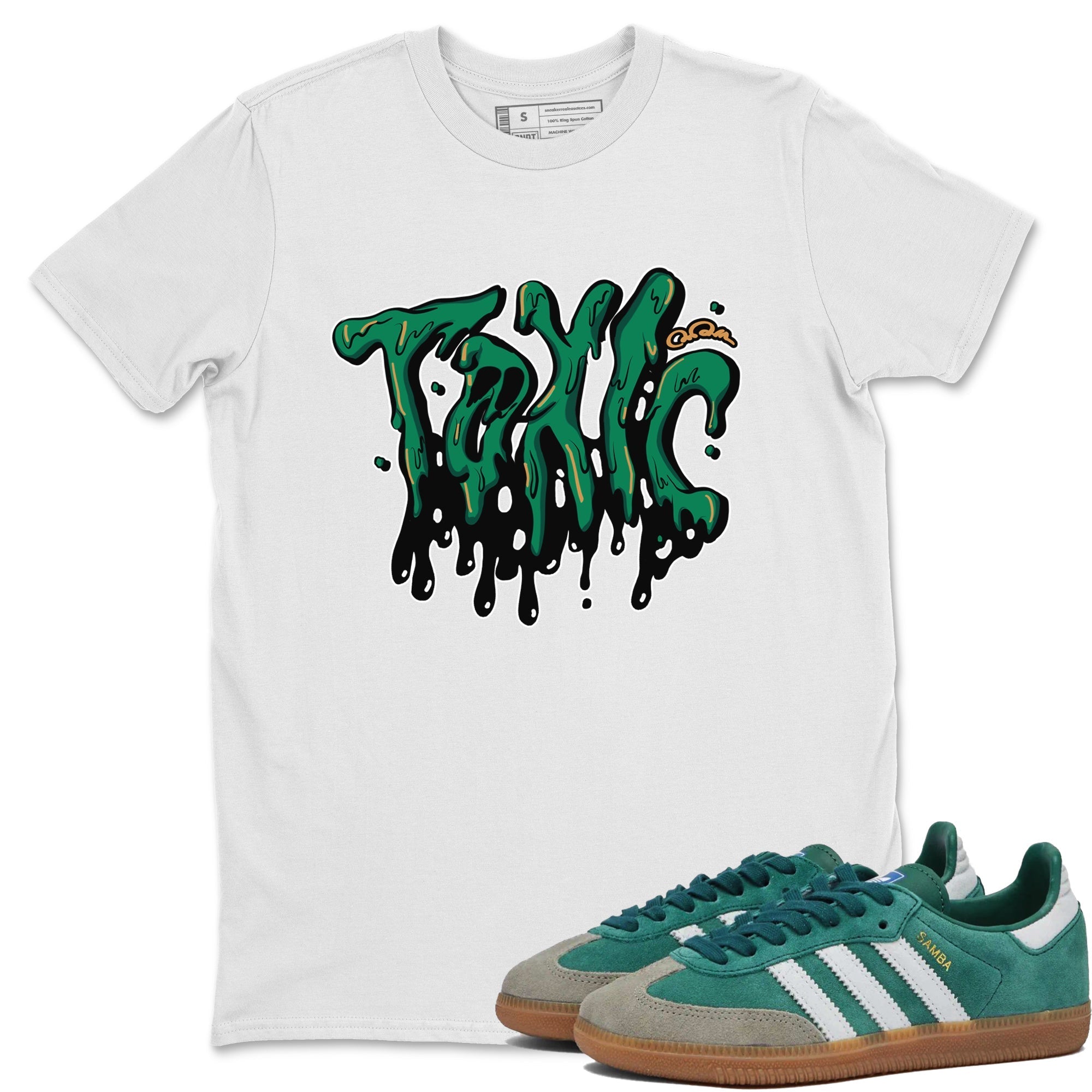 Toxic snkmatch Tee - Samba Collegiate Green Gum