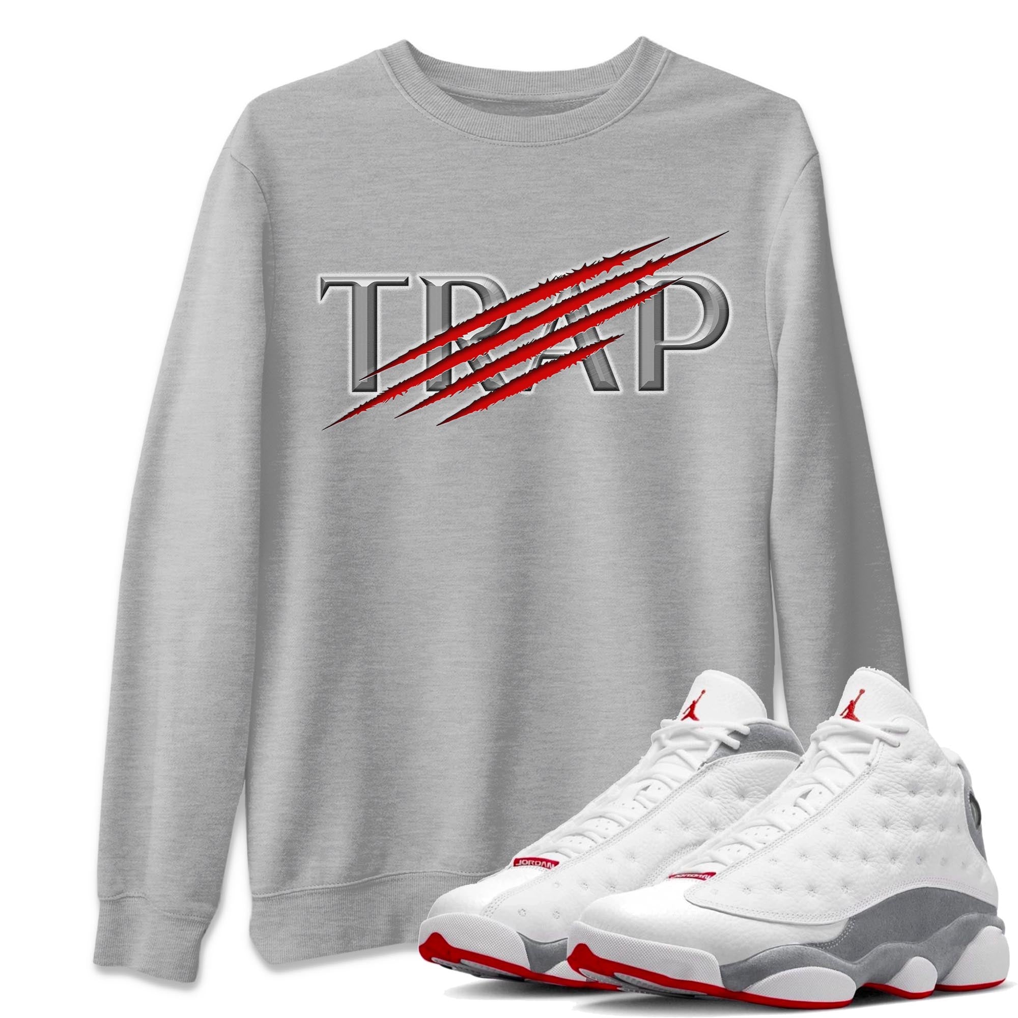 Trap Unisex Tops - Air Jordan 13 Wolf Grey