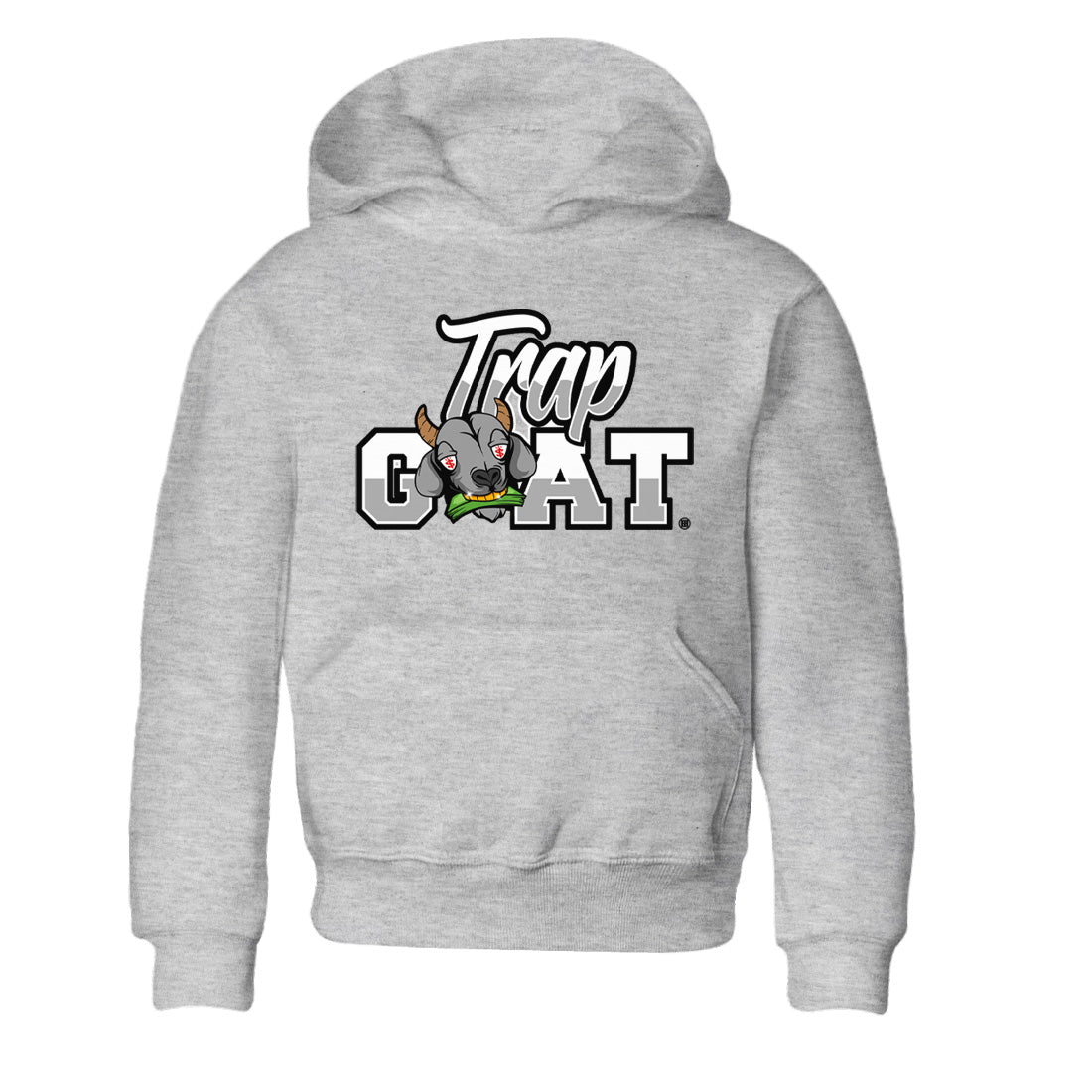 Trap Goat Kids Tops - Air Jordan 13 Black Flint