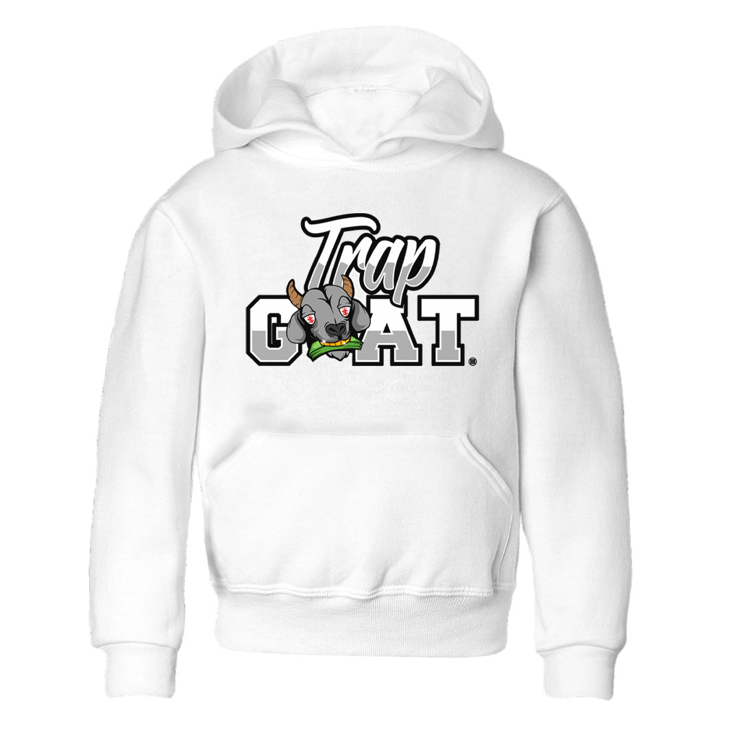 Trap Goat Kids Tops - Air Jordan 13 Black Flint