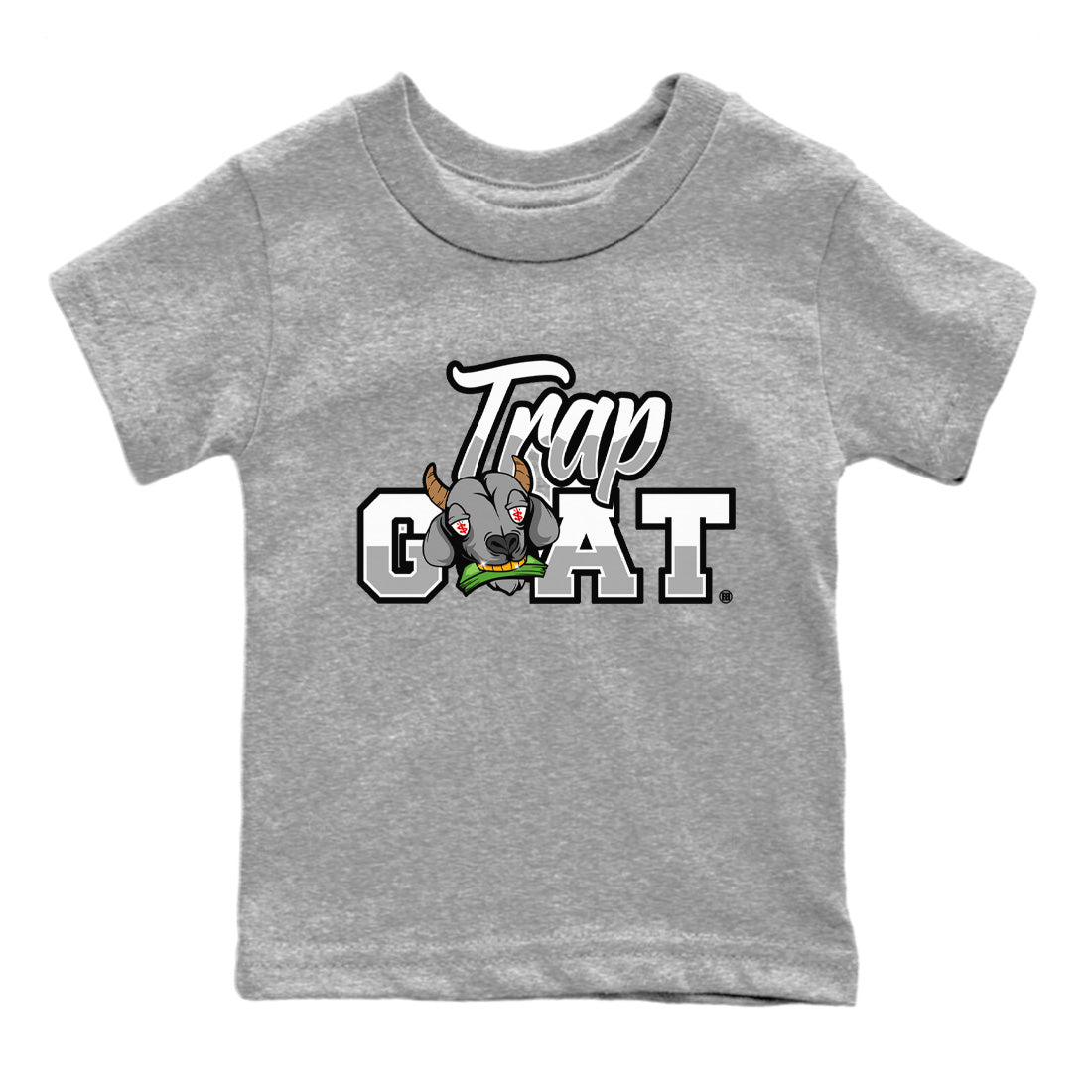 Trap Goat Kids Tops - Air Jordan 13 Black Flint