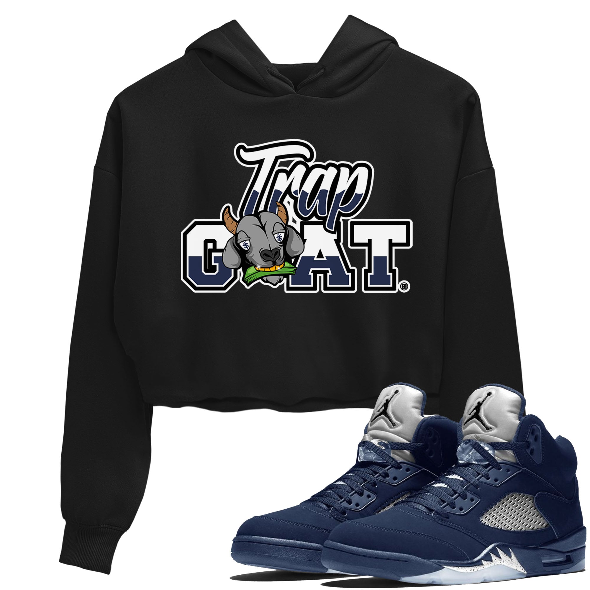 Trap Goat snkmatch Women's Top - Air Jordan 5 Georgetown