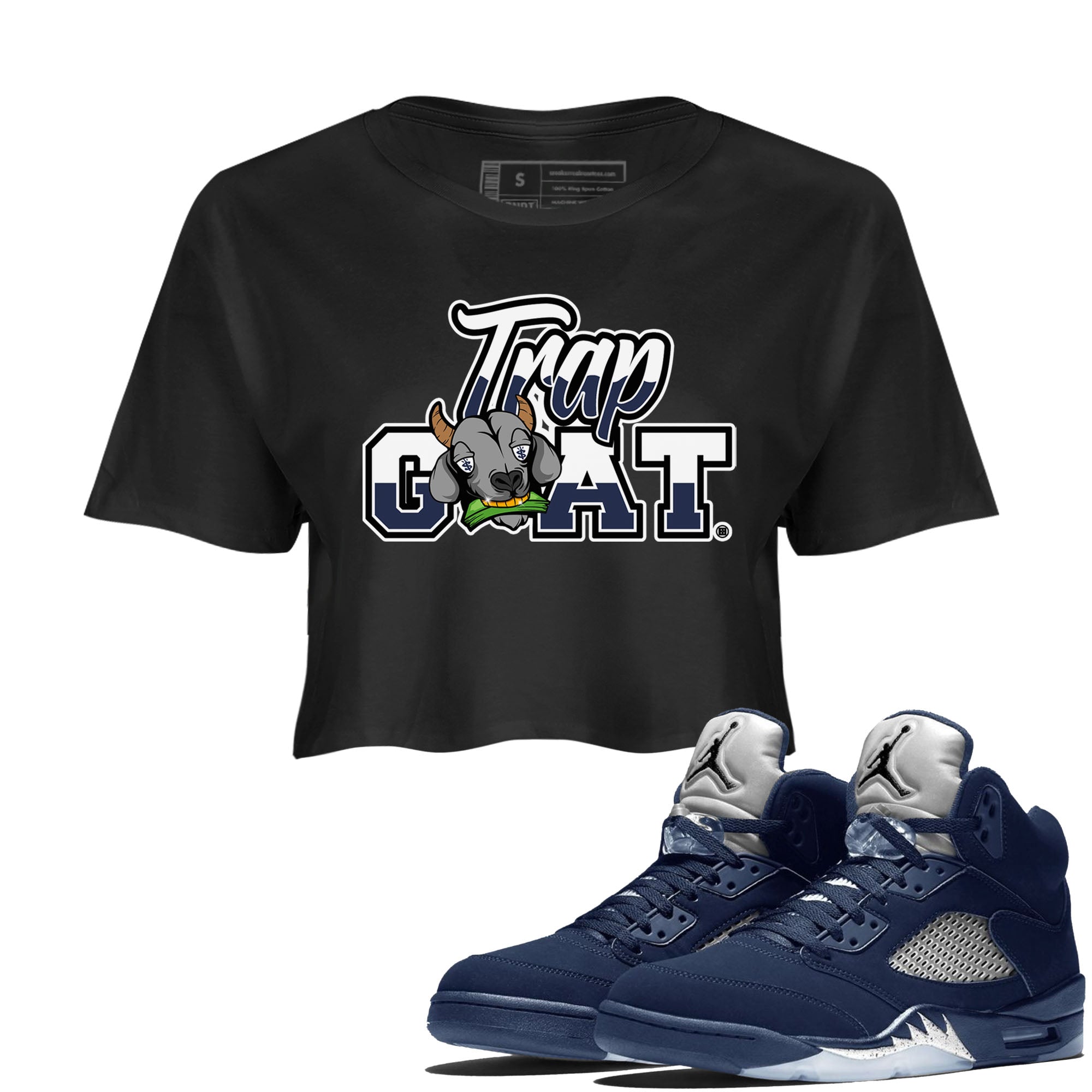 Trap Goat snkmatch Women's Top - Air Jordan 5 Georgetown