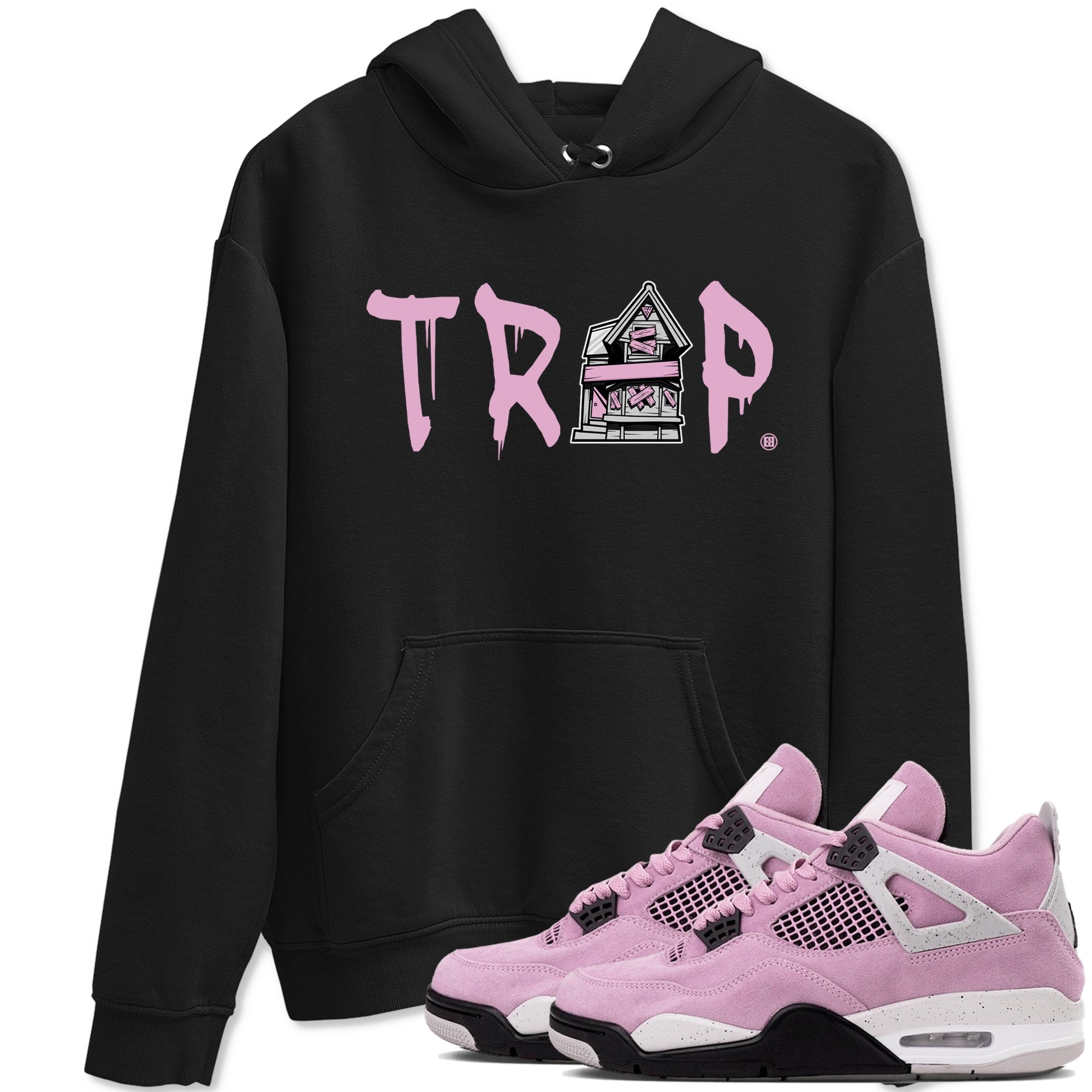 Trap House snkmatch Tees - Air Jordan 4 Orchid