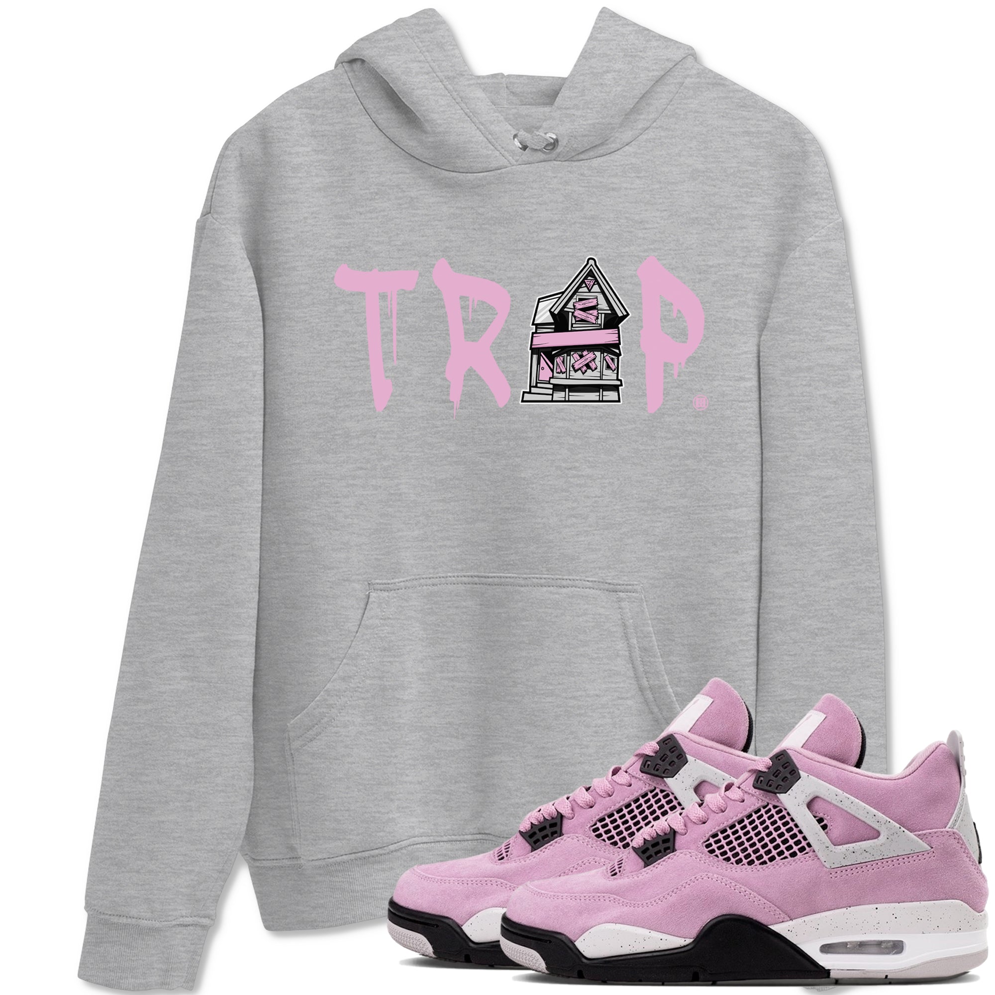 Trap House snkmatch Tees - Air Jordan 4 Orchid