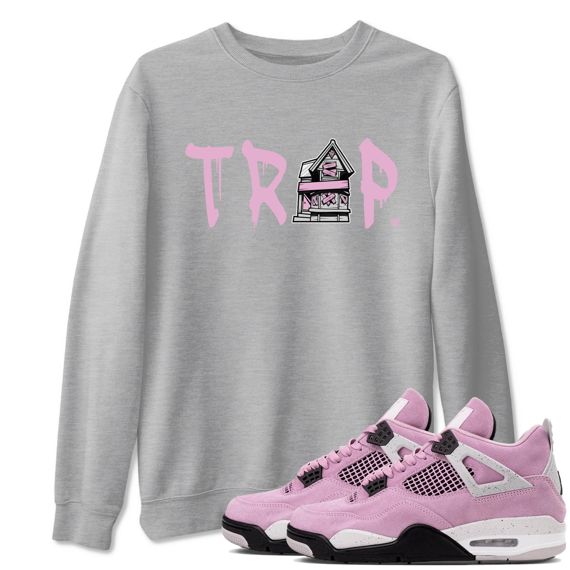 Trap House snkmatch Tees - Air Jordan 4 Orchid