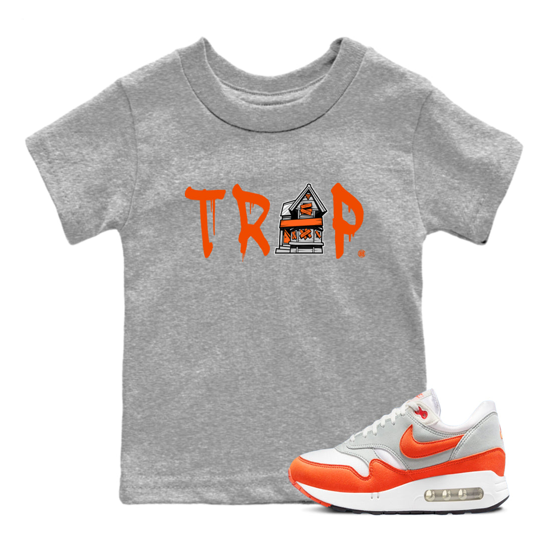 Trap House snkmatch Tees Kids - Air Max 1 Cosmic Clay