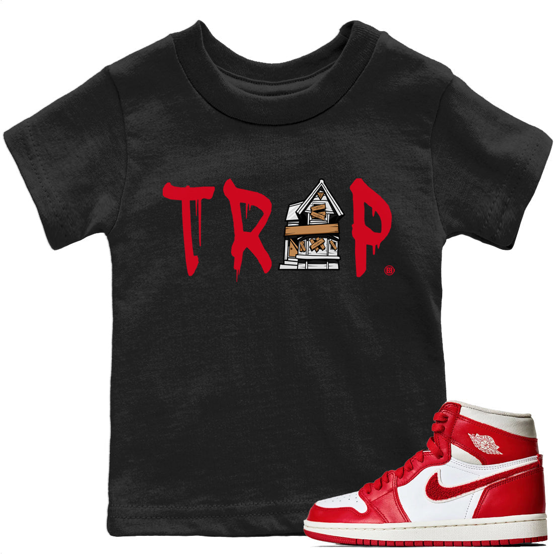 Trap House Kids Tops - Air Jordan 1 Newstalgia