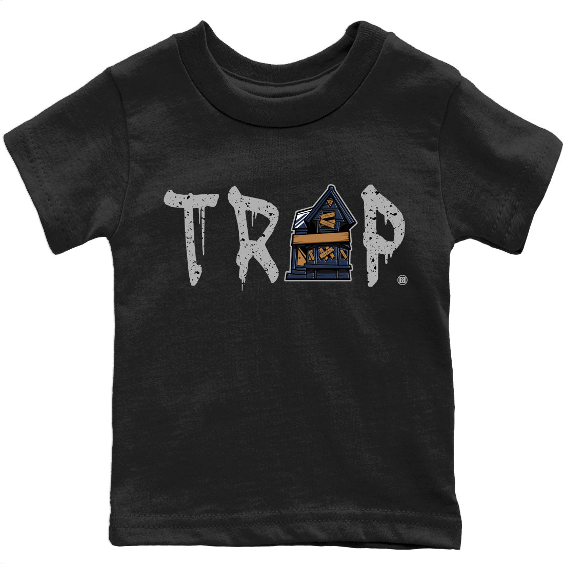 Trap House Kids Tops - Air Jordan 4 Midnight Navy