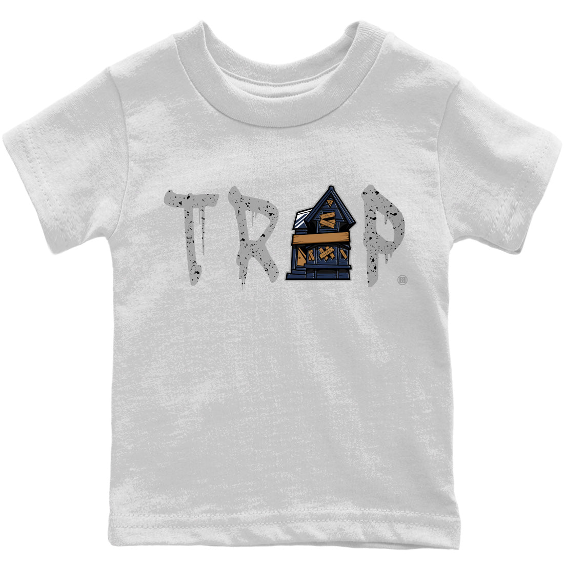 Trap House Kids Tops - Air Jordan 4 Midnight Navy