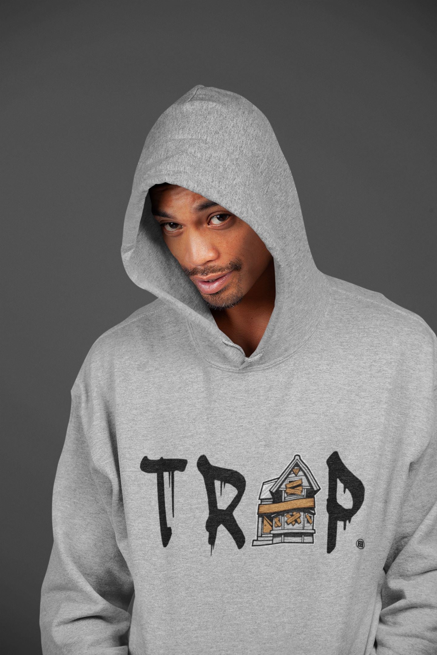 Trap House Unisex Tops - Air Jordan 4 Military Black