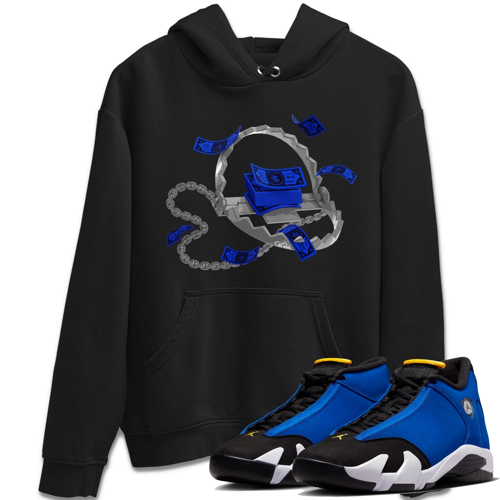 Trap Money Unisex Tops - Air Jordan 14 Laney