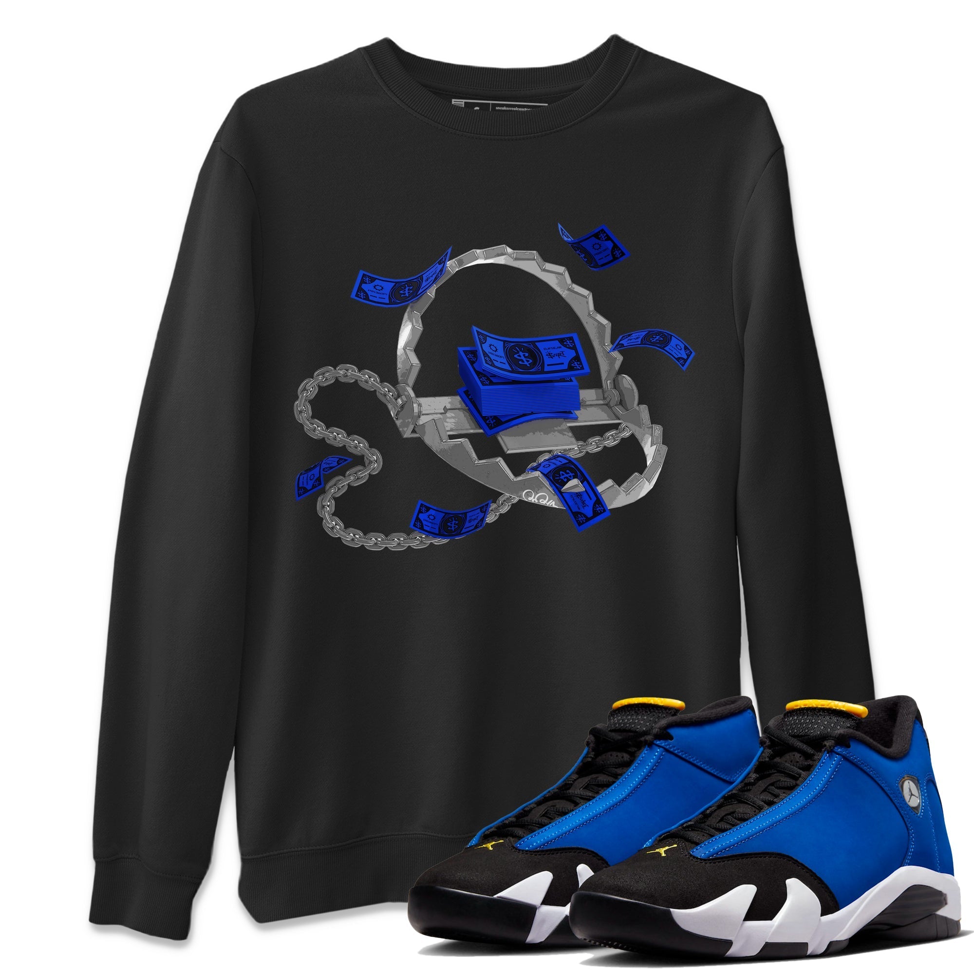 Trap Money Unisex Tops - Air Jordan 14 Laney