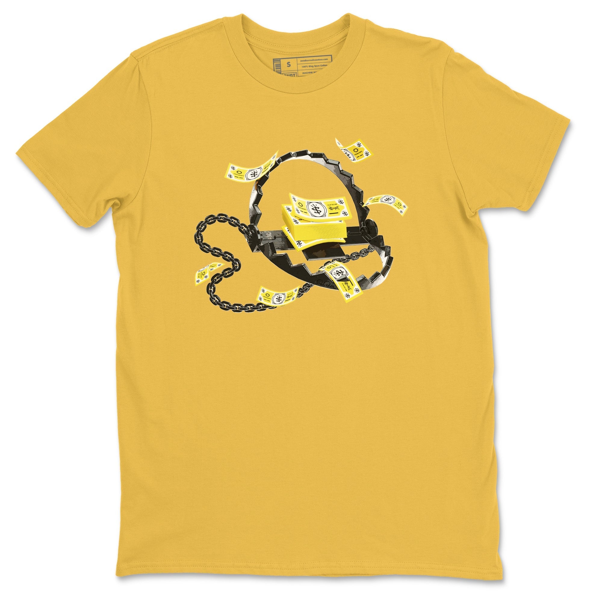 Trap Money snkmatch Tees - Air Jordan 4 Vivid Sulfur