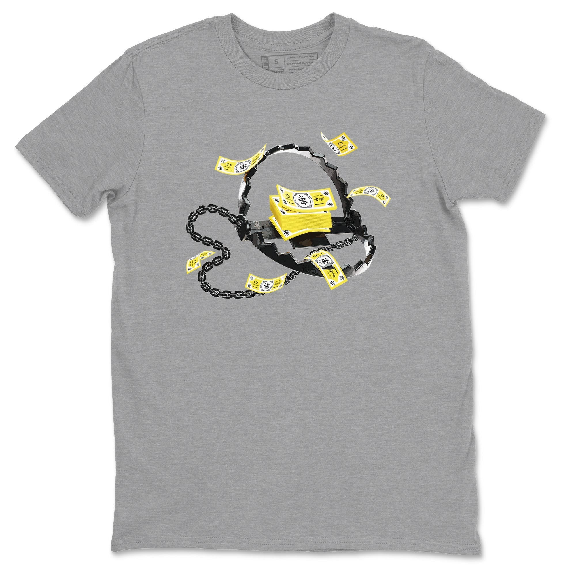 Trap Money snkmatch Tees - Air Jordan 4 Vivid Sulfur