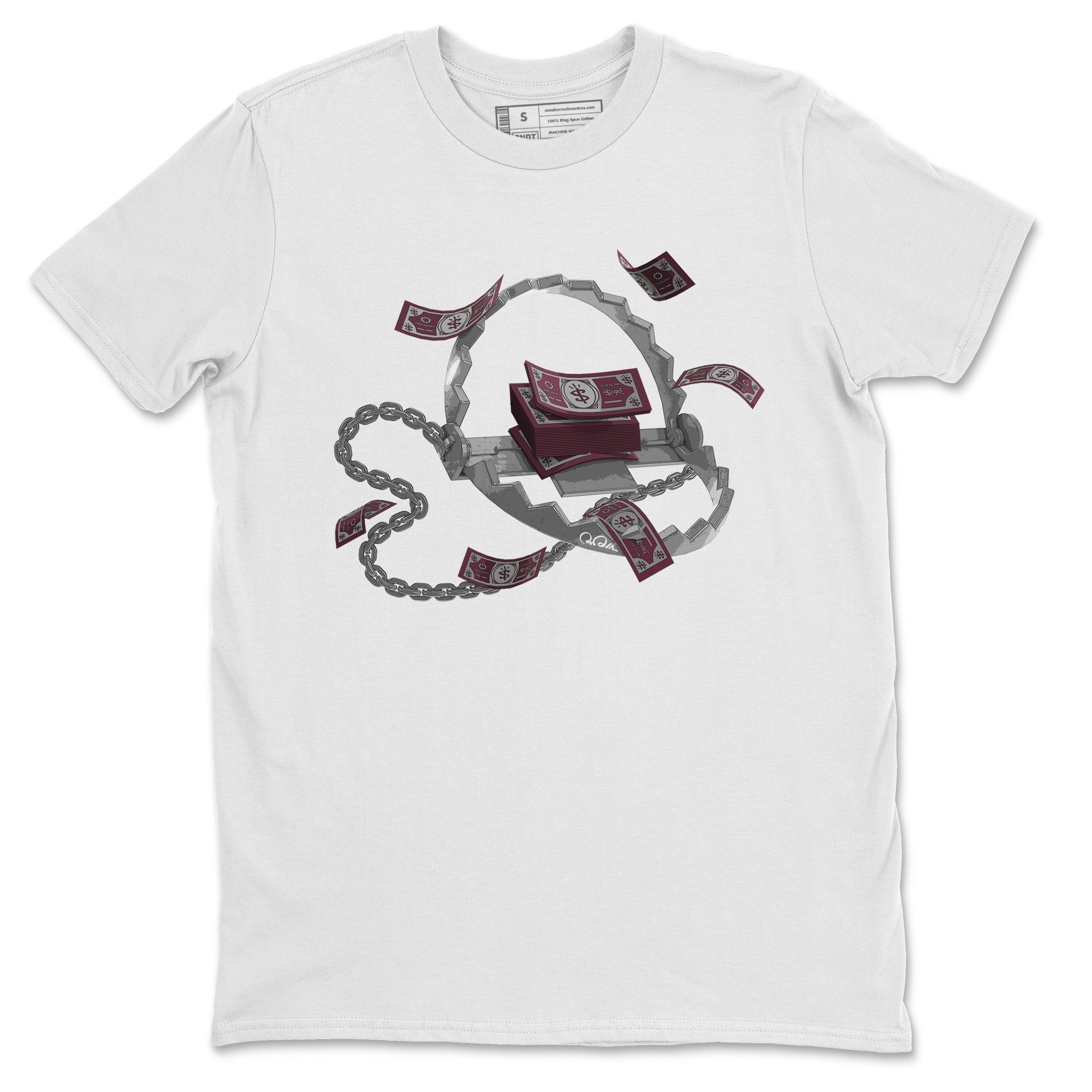Trap Money Unisex Tops - Air Jordan 5 Burgundy