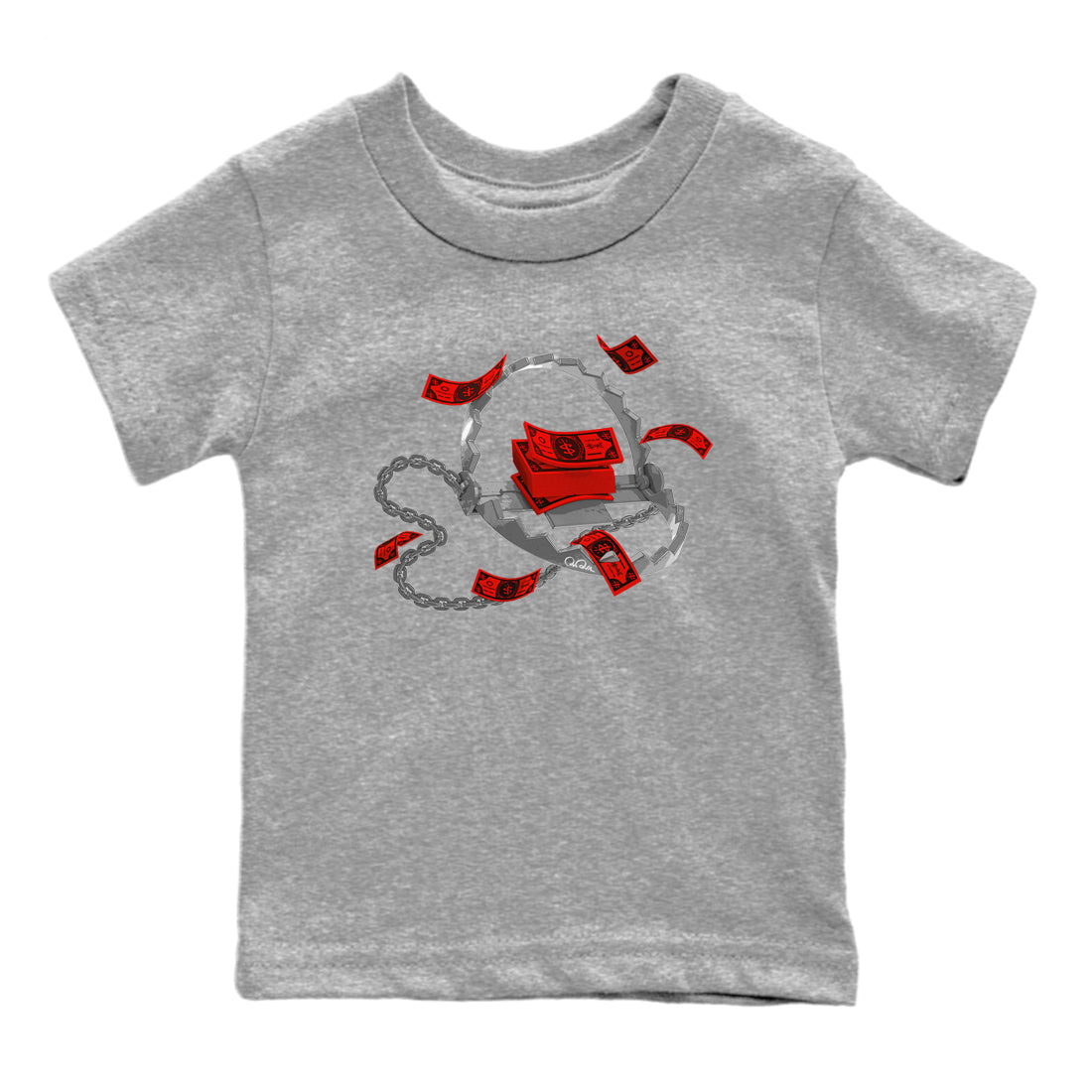 Trap Money Kids Tops - Air Jordan 6 Toro Bravo