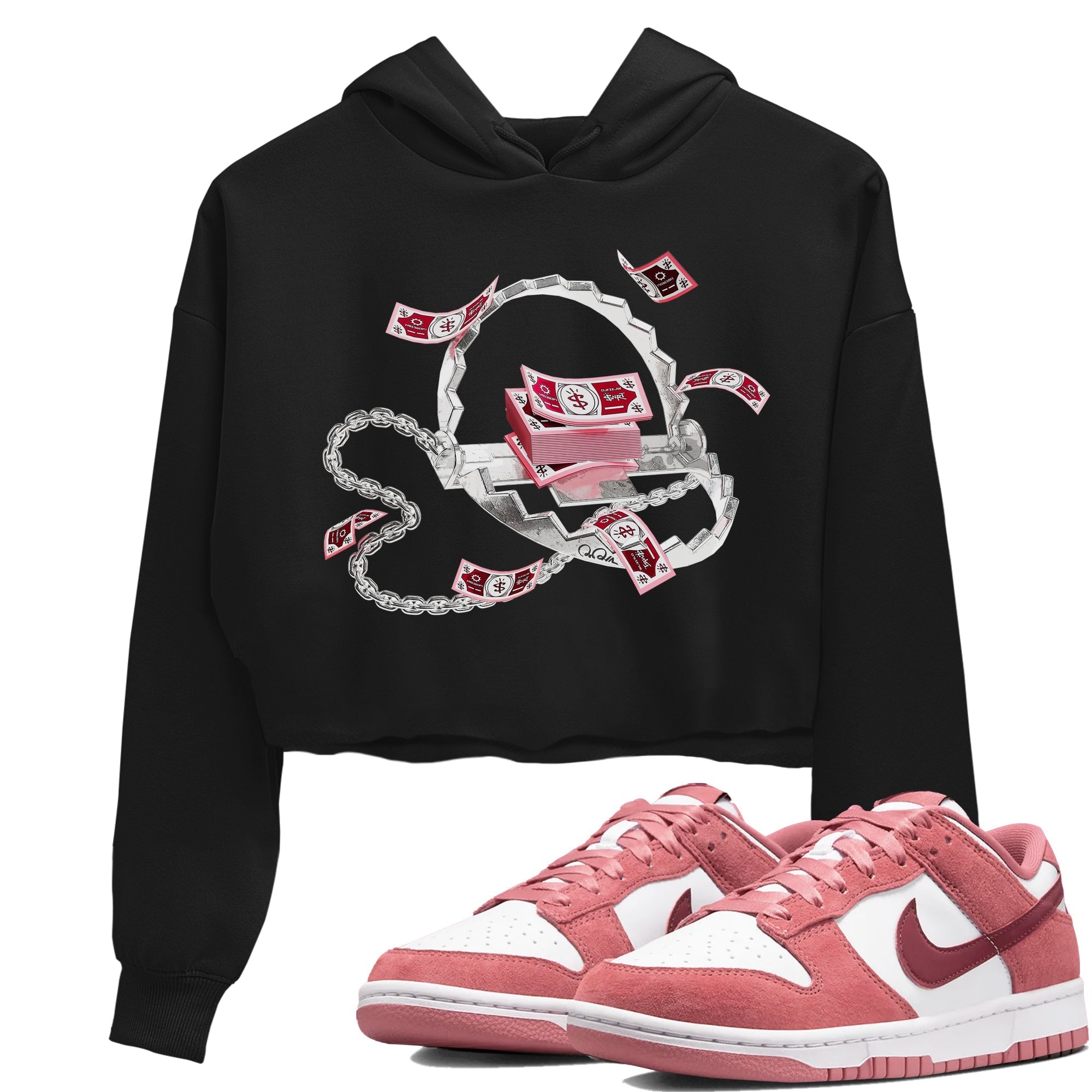 Trap Money snkmatch Women's Top - Dunk Valentines Day 2024