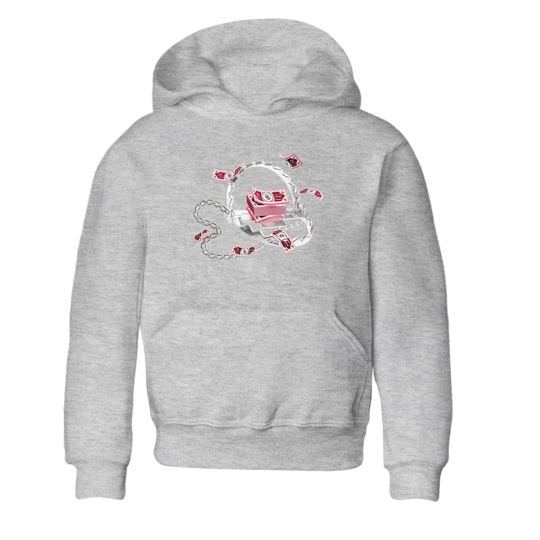 Trap Money snkmatch Tees Kids - Dunk Valentines Day 2024
