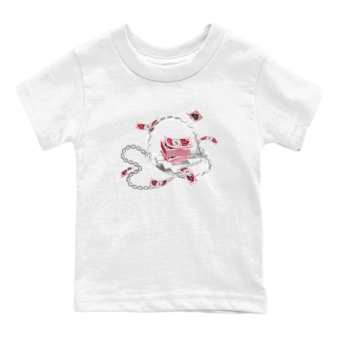 Trap Money snkmatch Tees Kids - Dunk Valentines Day 2024