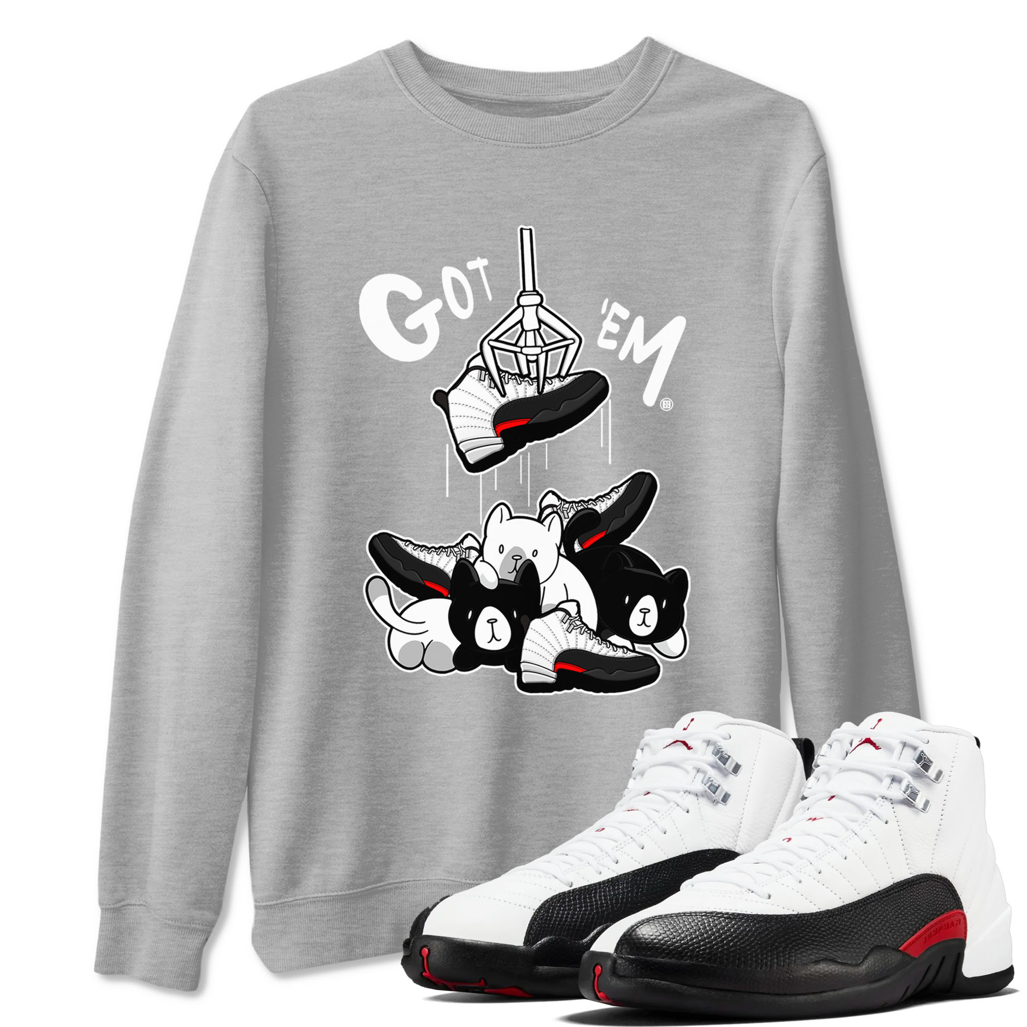 Treasure Hunter snkmatch Tees - Air Jordan 12 Taxi Flip