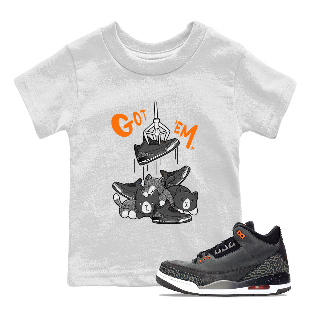 Treasure Hunter snkmatch Tee Kids - Air Jordan 3 Fear