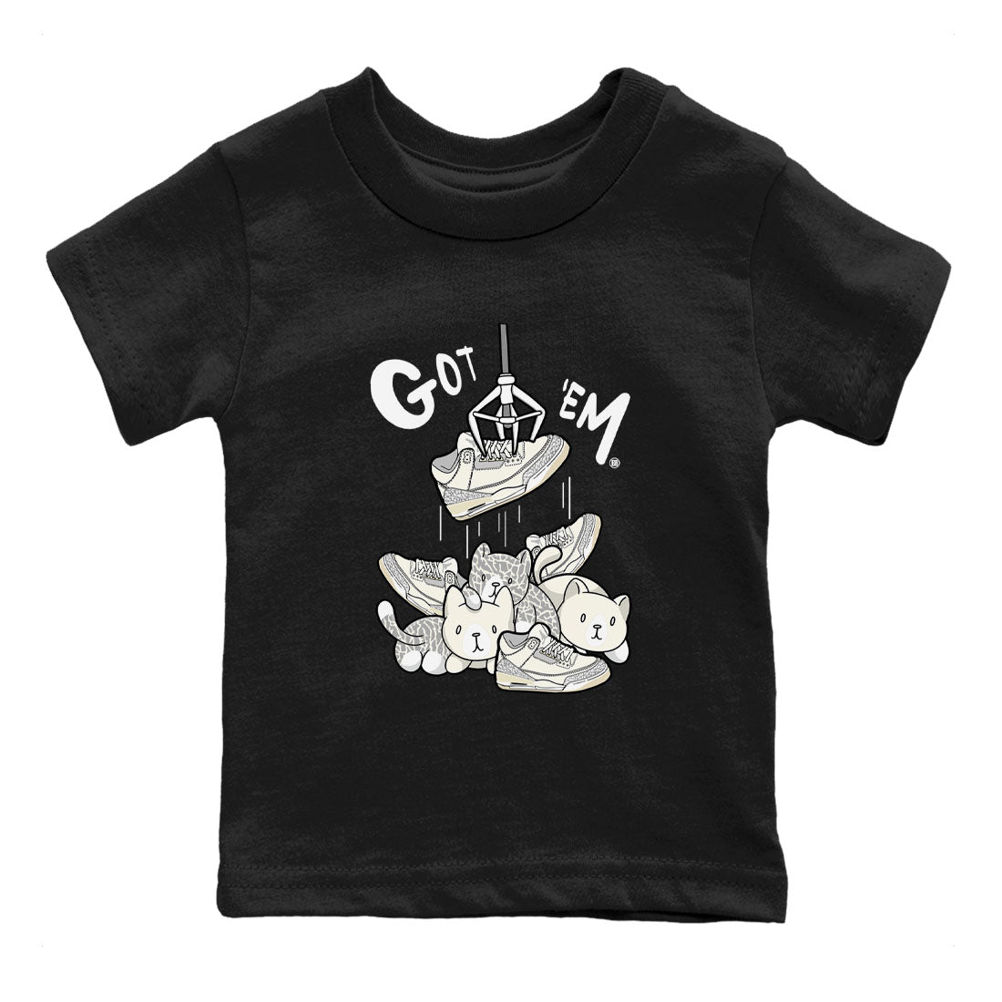 Treasure Hunter snkmatch Tees Kids - Air Jordan 3 Ivory
