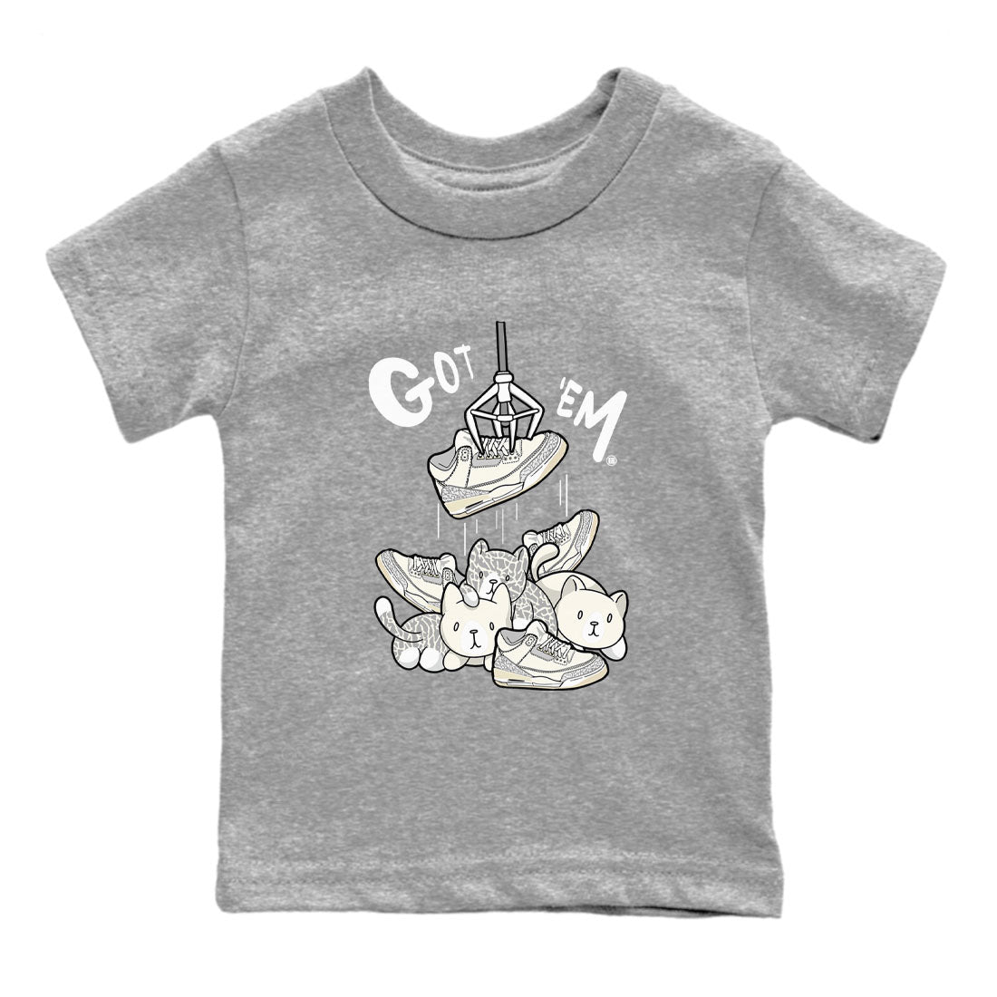 Treasure Hunter snkmatch Tees Kids - Air Jordan 3 Ivory