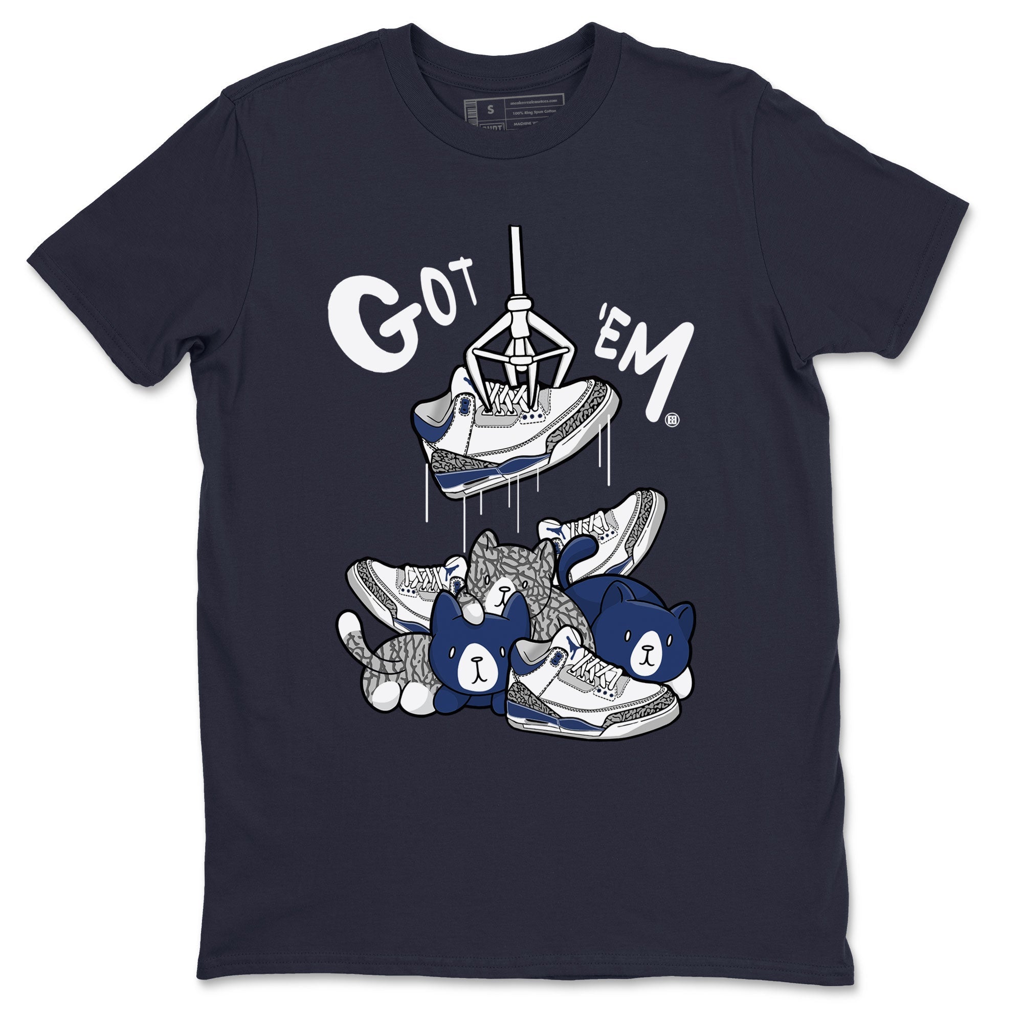 Treasure Hunter snkmatch Tees - Air Jordan 3 Midnight Navy 2023
