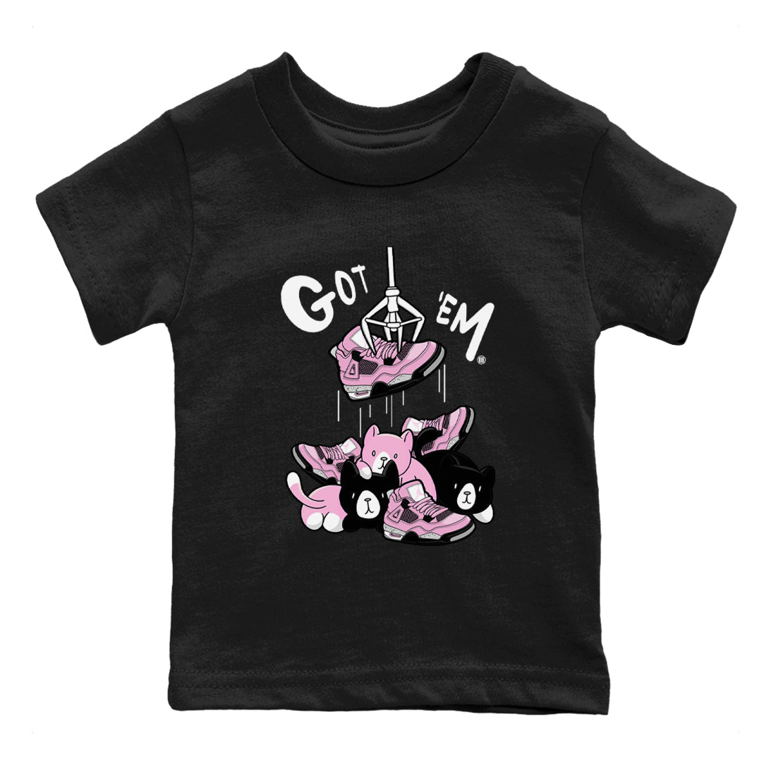 Treasure Hunter snkmatch Tees Kids - Air Jordan 4 Orchid