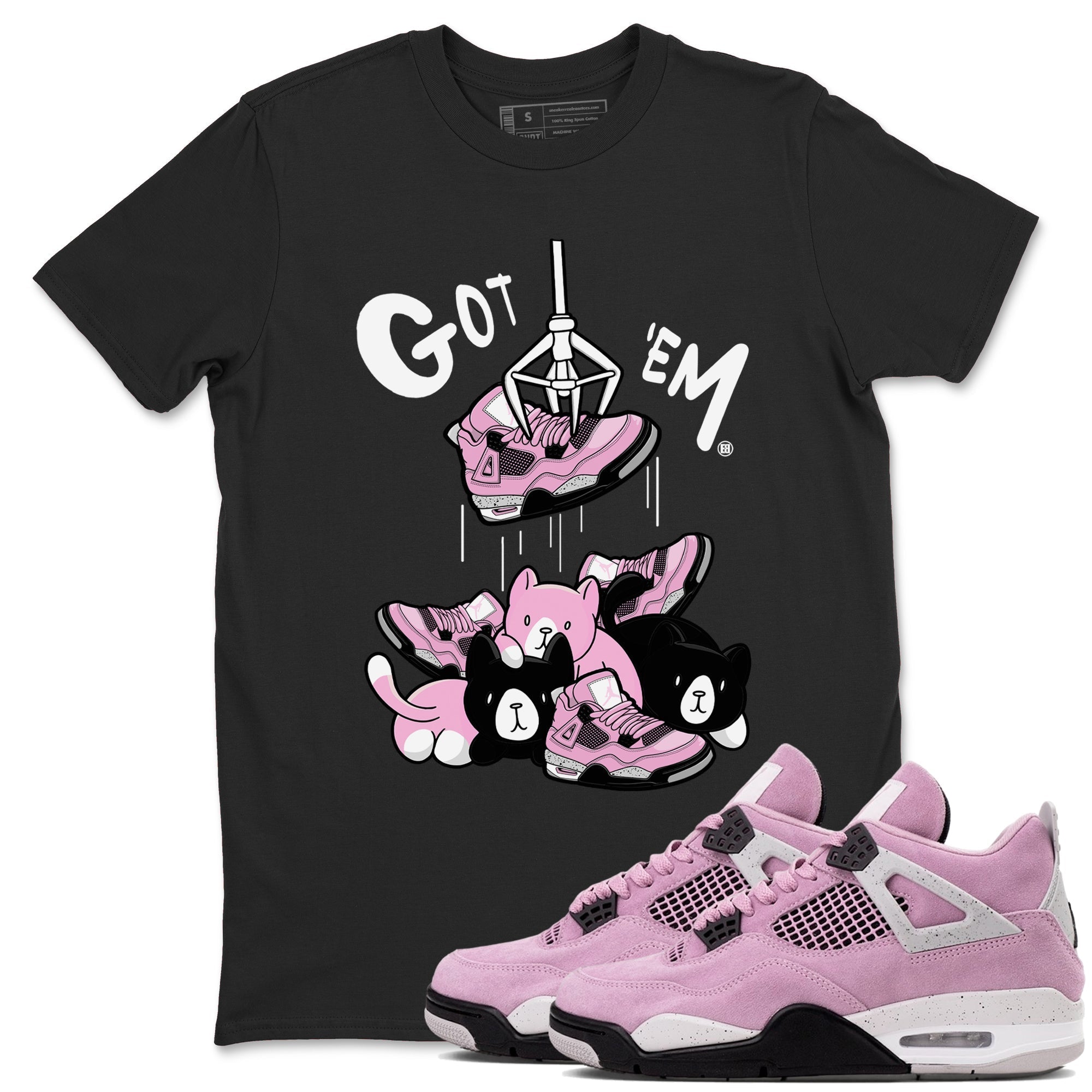 Treasure Hunter snkmatch Tees - Air Jordan 4 Orchid