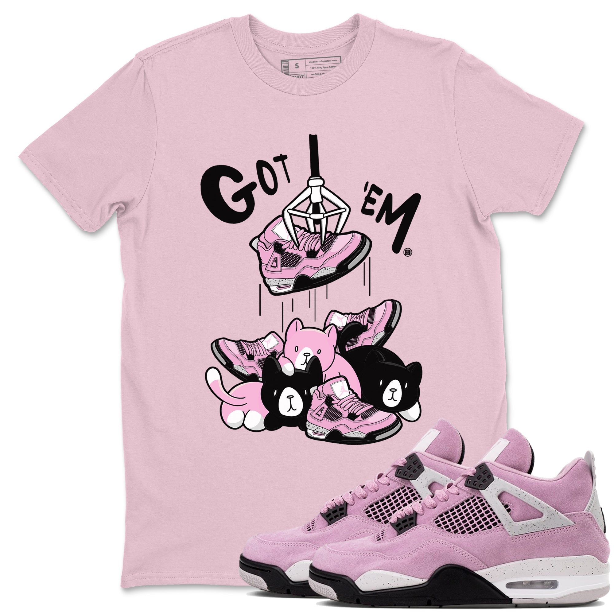 Treasure Hunter snkmatch Tees - Air Jordan 4 Orchid