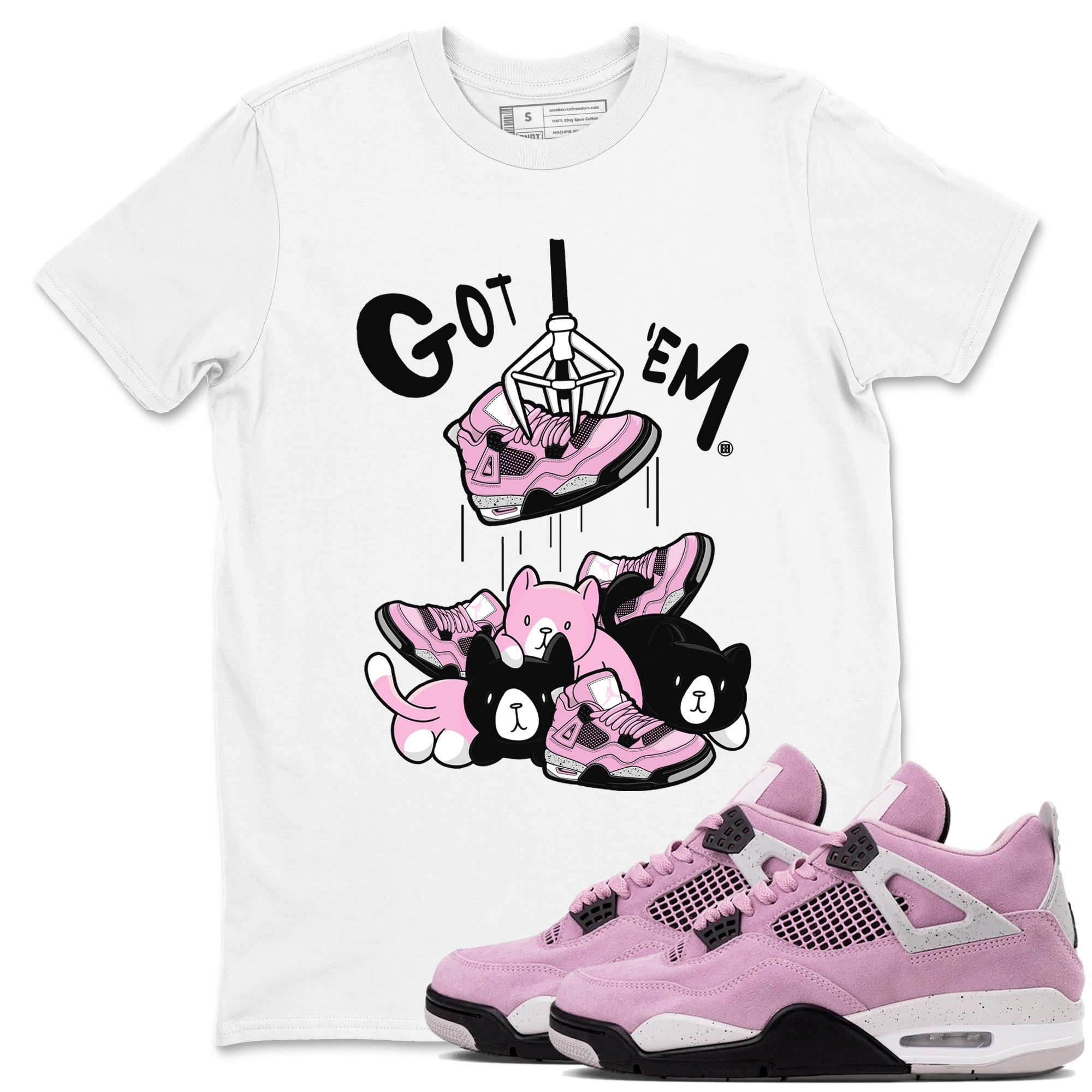 Treasure Hunter snkmatch Tees - Air Jordan 4 Orchid
