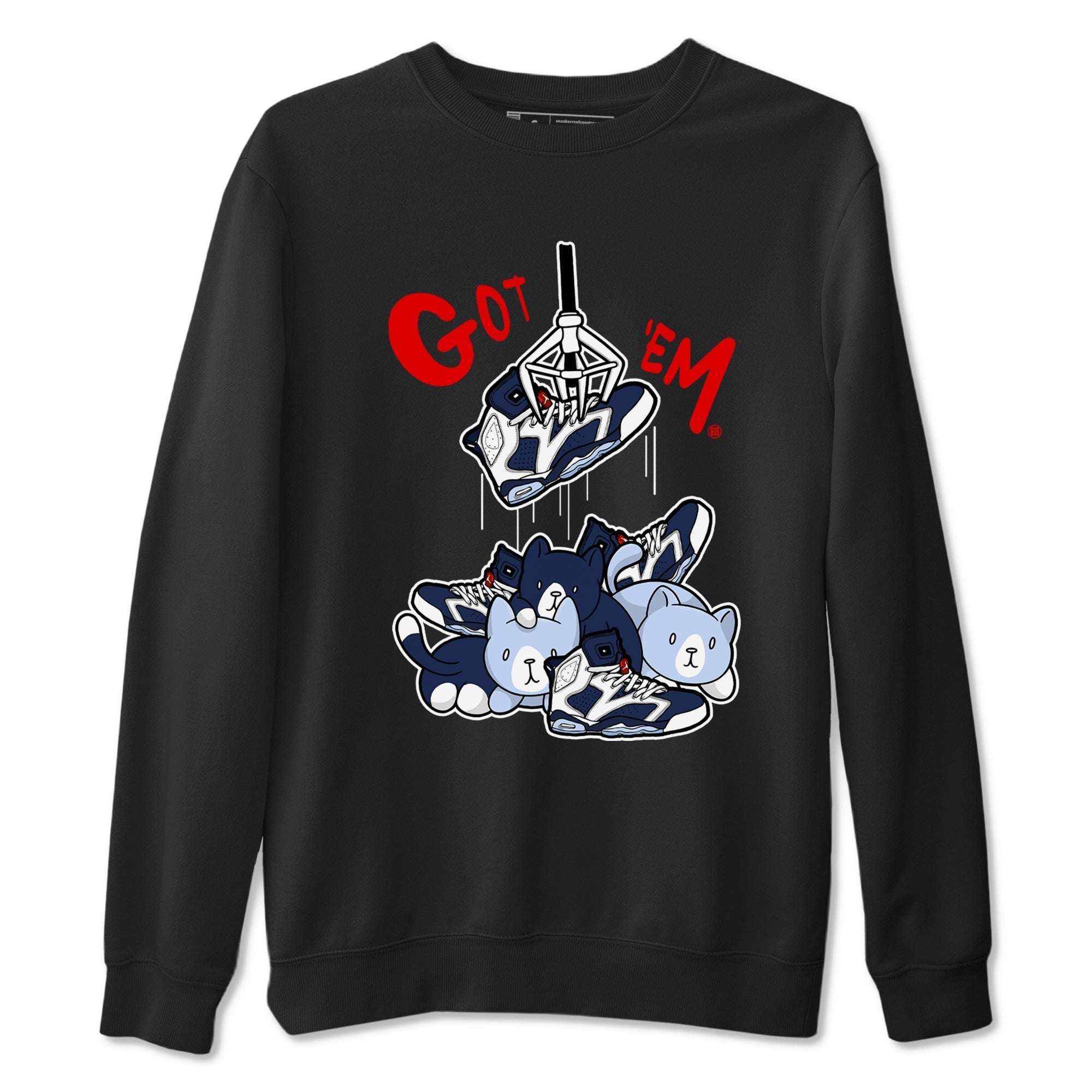 Treasure Hunter snkmatch Tees - Air Jordan 6 White And Midnight Navy