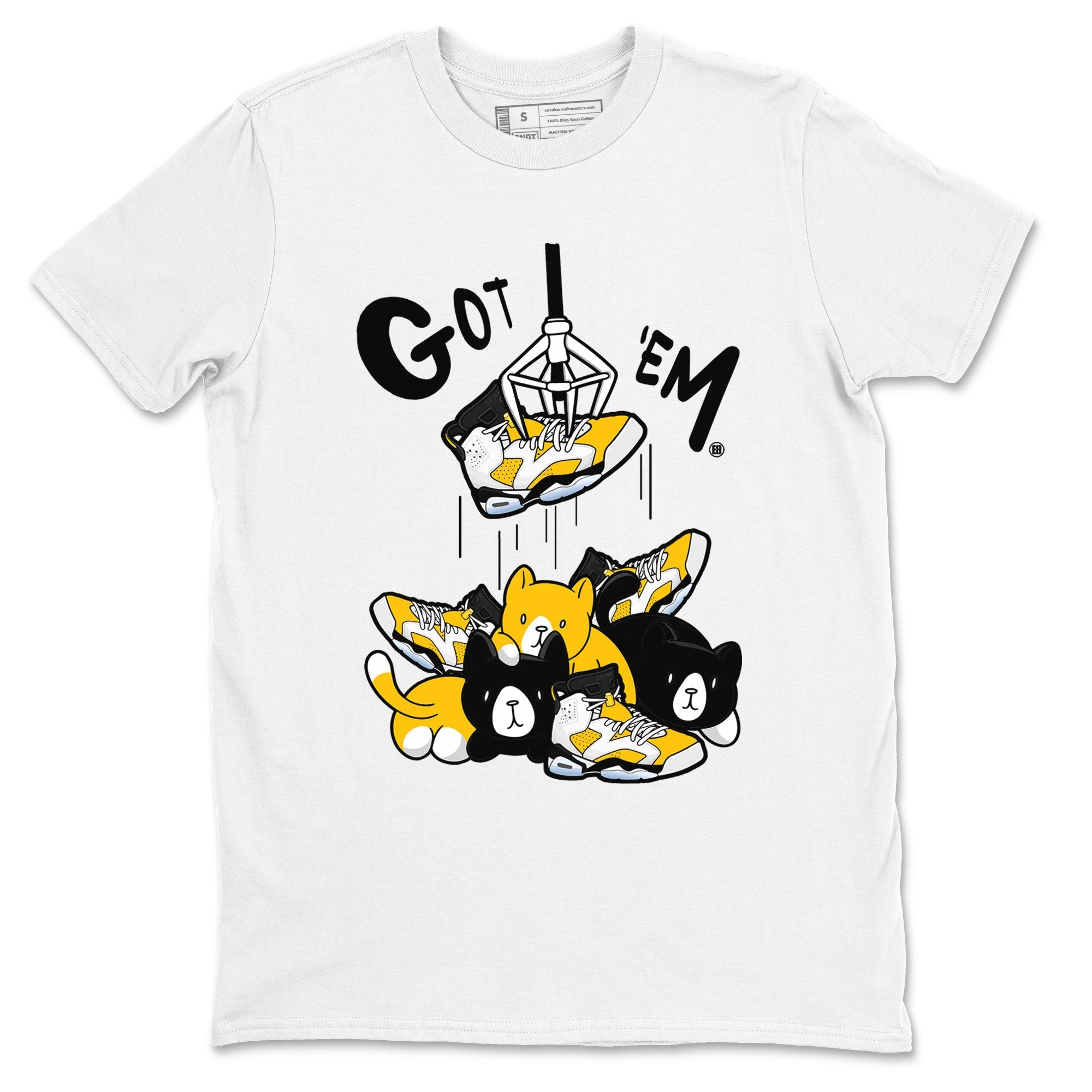 Treasure Hunter snkmatch Tees - Air Jordan 6 Yellow Ochre