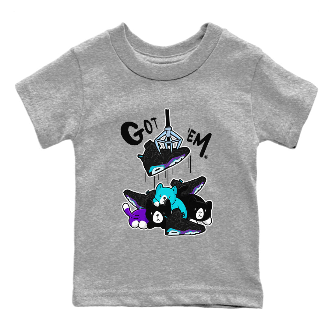 Treasure Hunter Kids Tops - Air Jordan 6 Aqua
