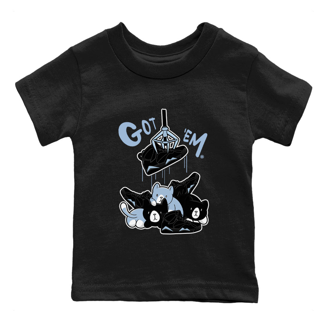 Treasure Hunter Kids Tops - Air Jordan 7 Chambray