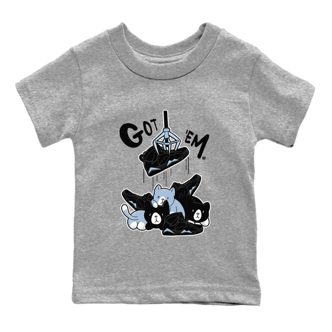Treasure Hunter Kids Tops - Air Jordan 7 Chambray