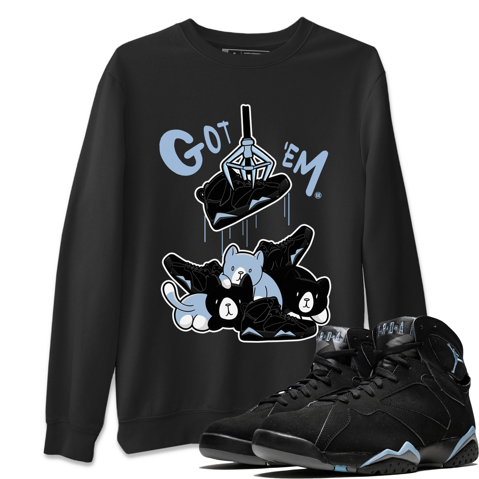 Treasure Hunter Unisex Tops - Air Jordan 7 Chambray