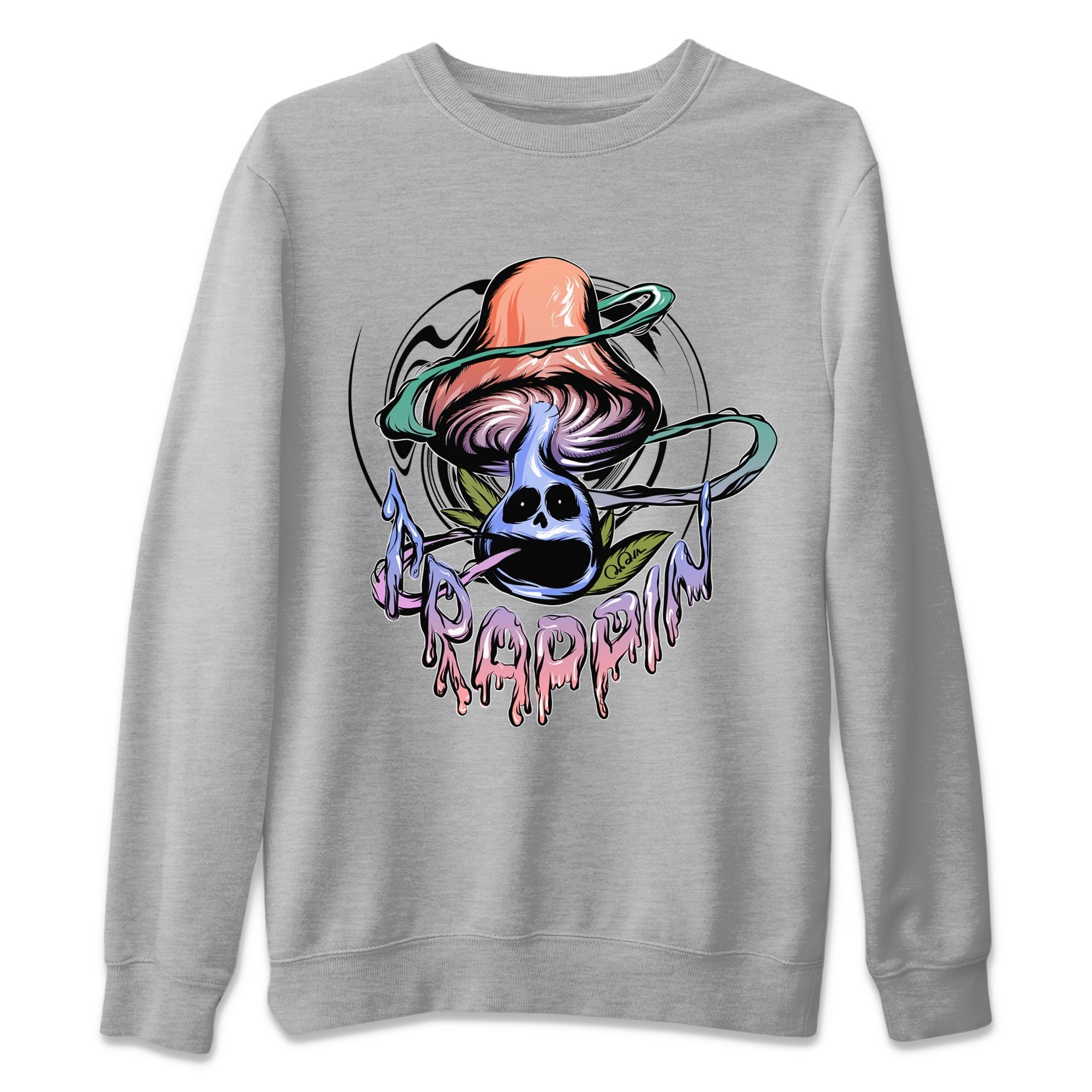 Trippin Mushroom Unisex Tops - Air Jordan 1 Skyline