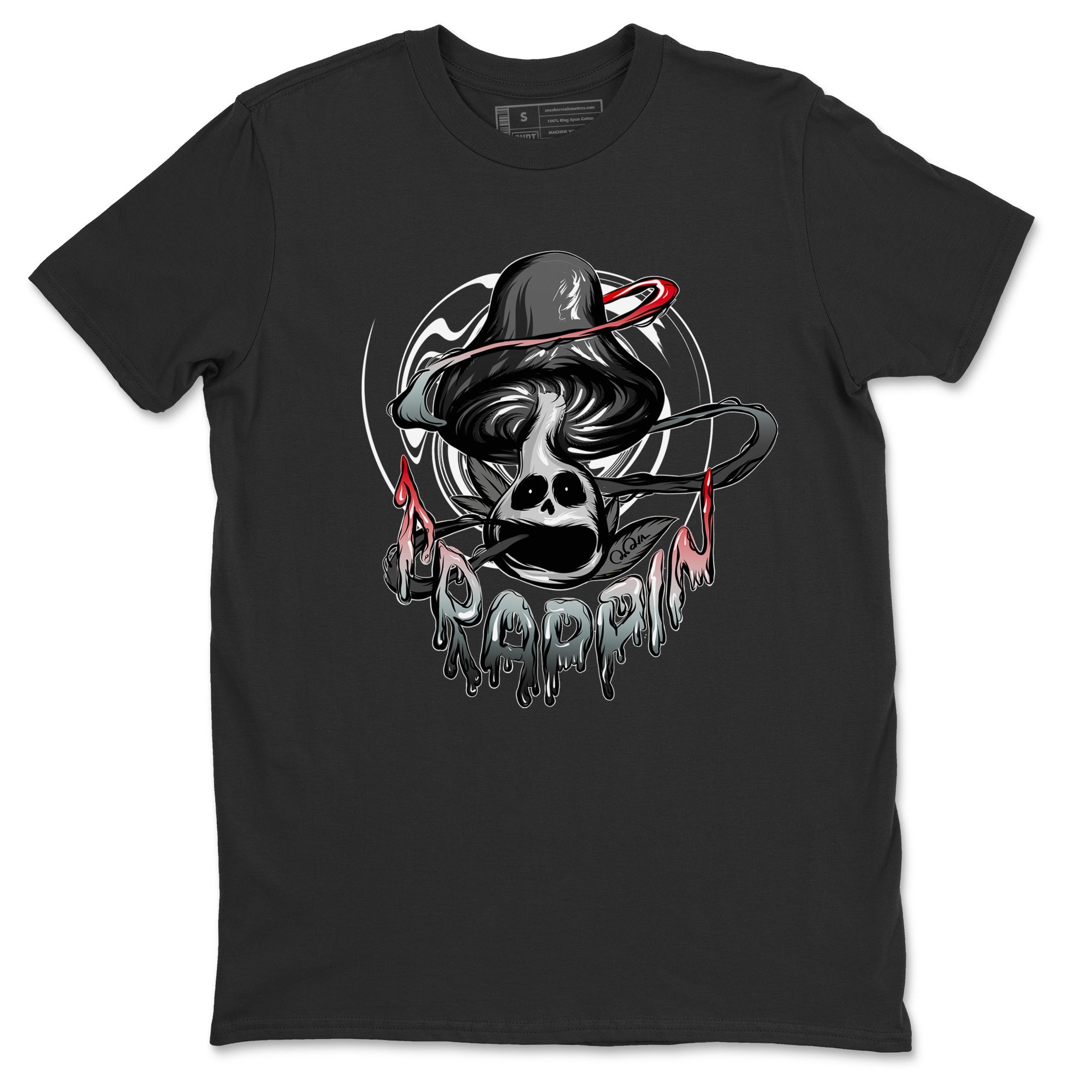 Trippin Mushroom Unisex Tops - Air Jordan 13 Black Flint
