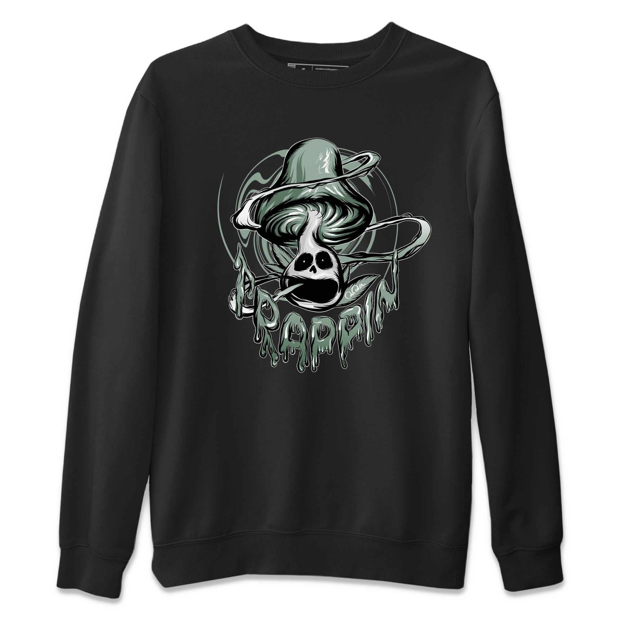 Trippin Mushroom Unisex Tops - Dunk Mica Green