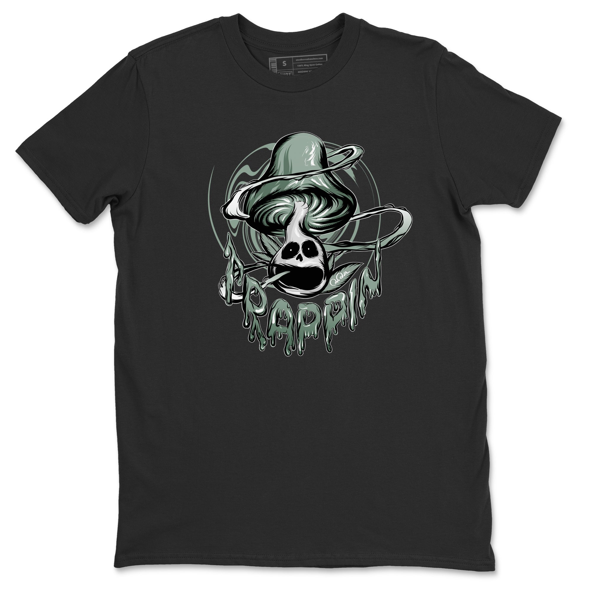 Trippin Mushroom Unisex Tops - Dunk Mica Green