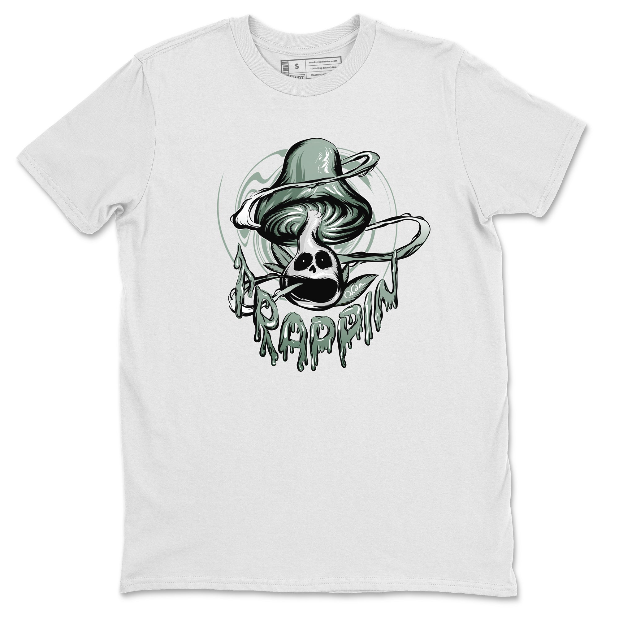 Trippin Mushroom Unisex Tops - Dunk Mica Green