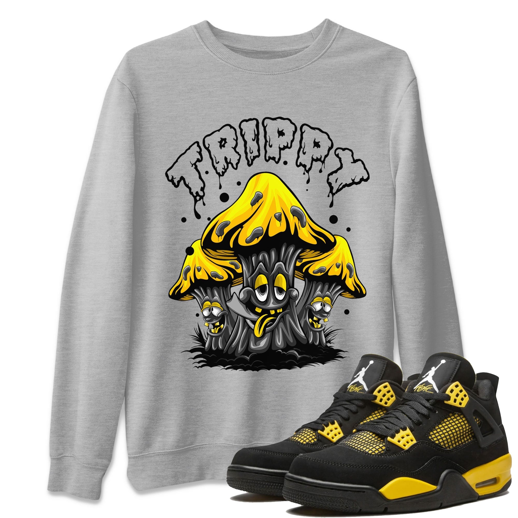 Trippy Unisex Tops - Air Jordan 4 Thunder