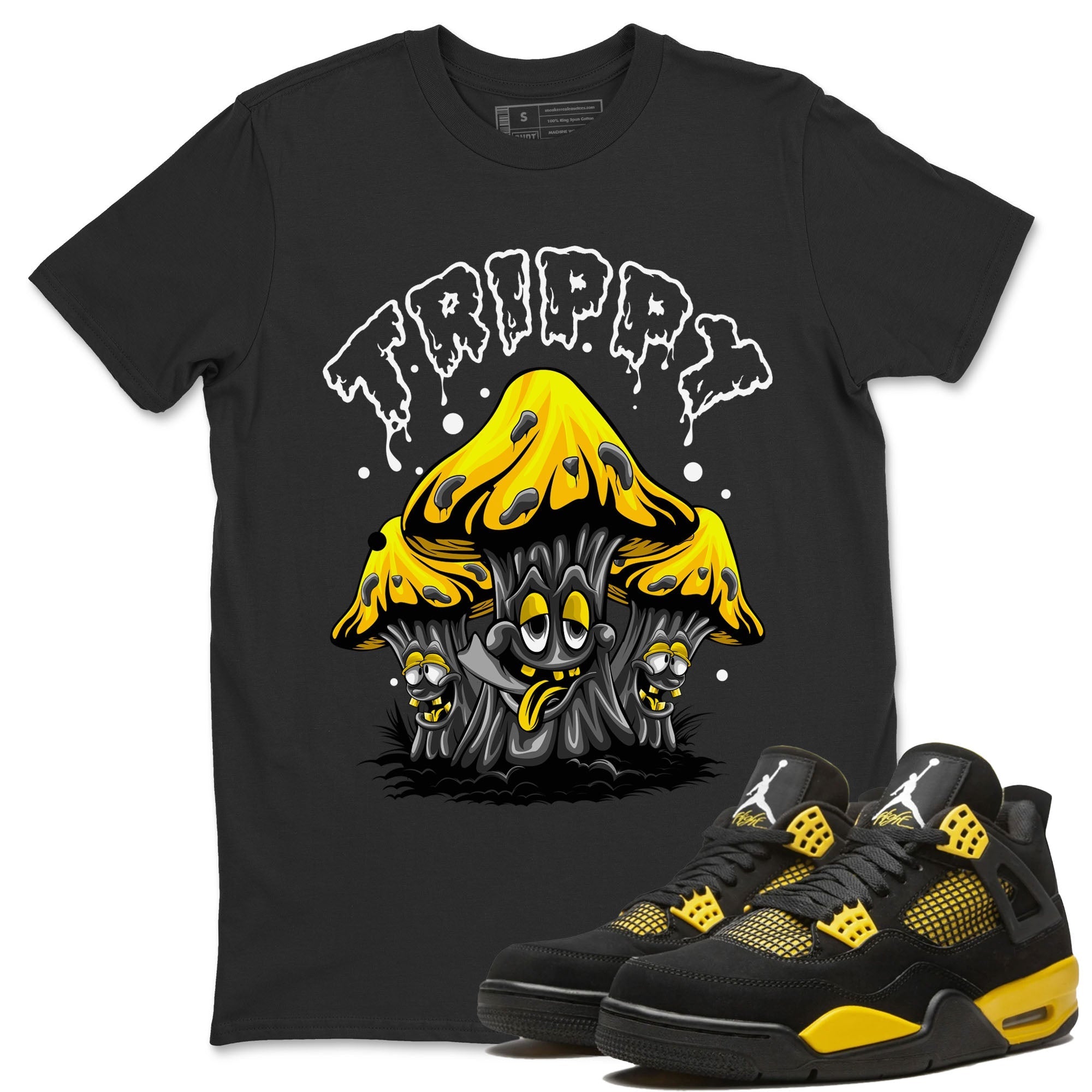 Trippy Unisex Tops - Air Jordan 4 Thunder