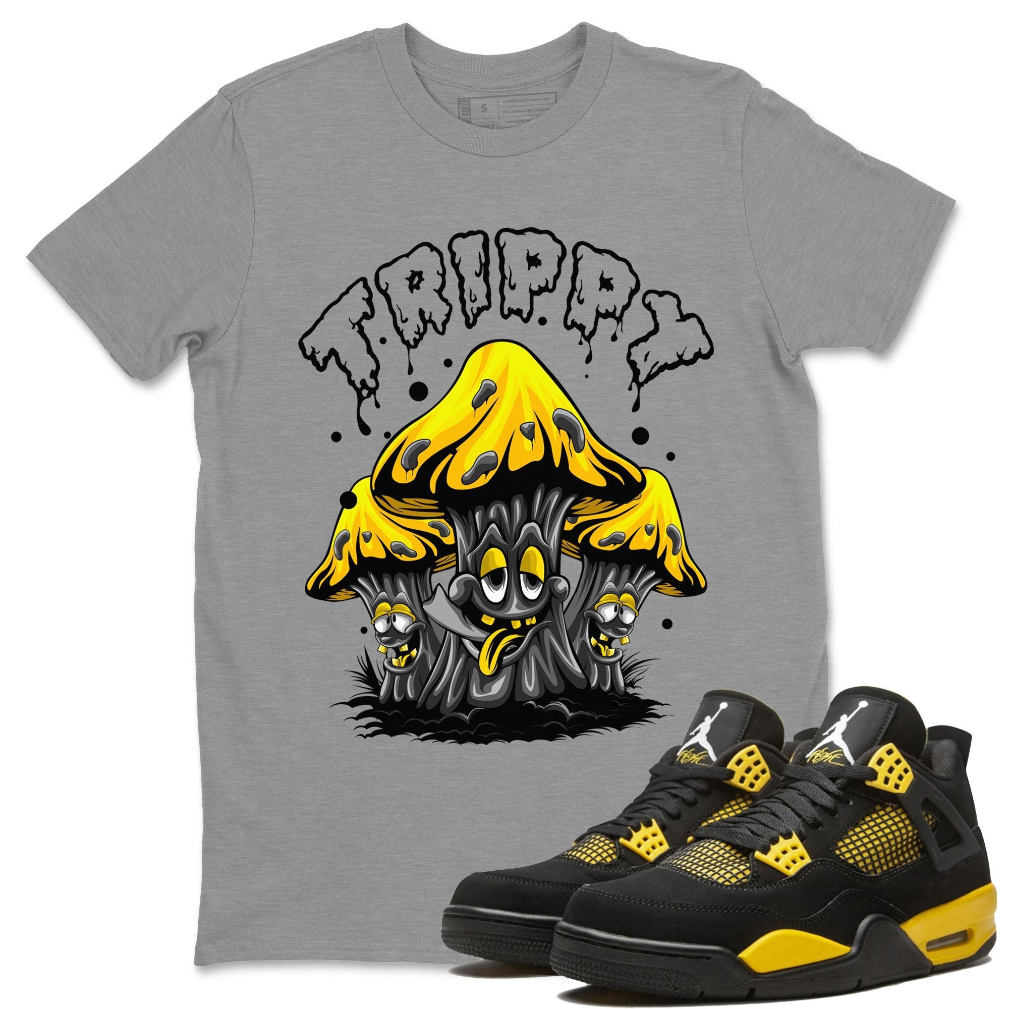 Trippy Unisex Tops - Air Jordan 4 Thunder