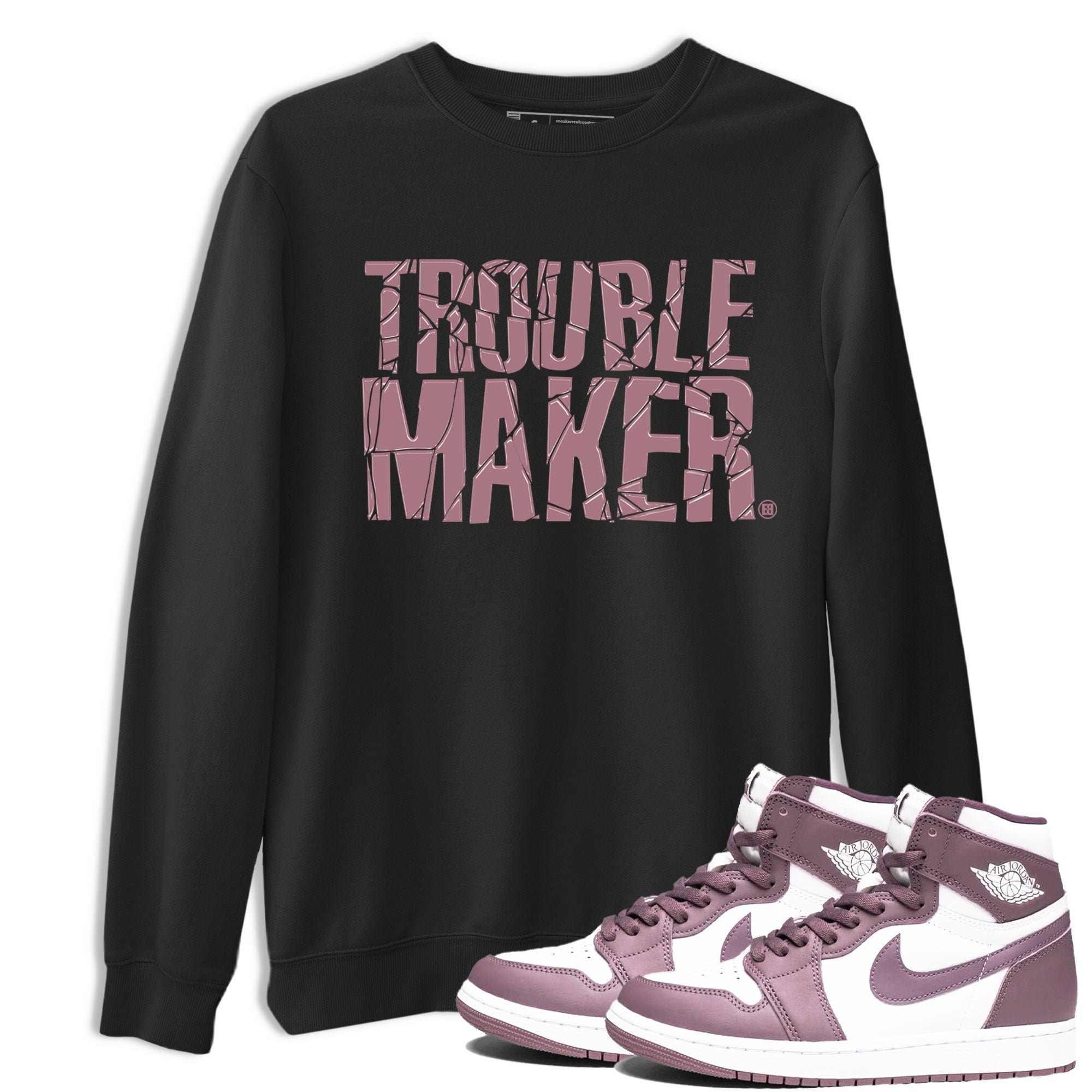 Trouble Maker snkmatch Tee - Air Jordan 1 Mauve