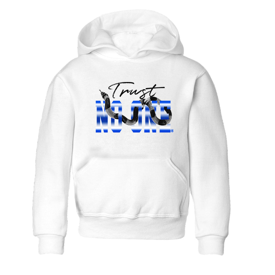 Trust No One snkmatch Tees Kids - Air Foamposite One Royal